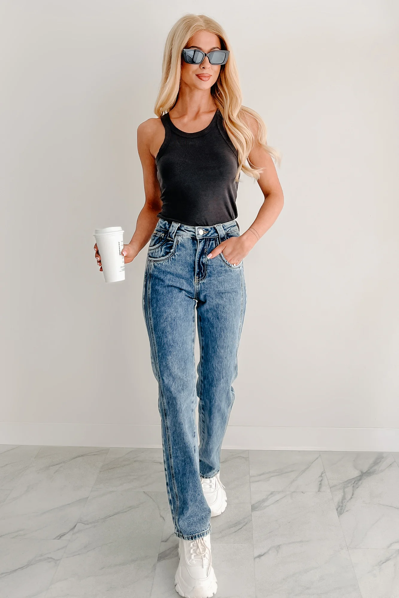Ada High Rise Saige Dad Jeans (Medium) - Image 10
