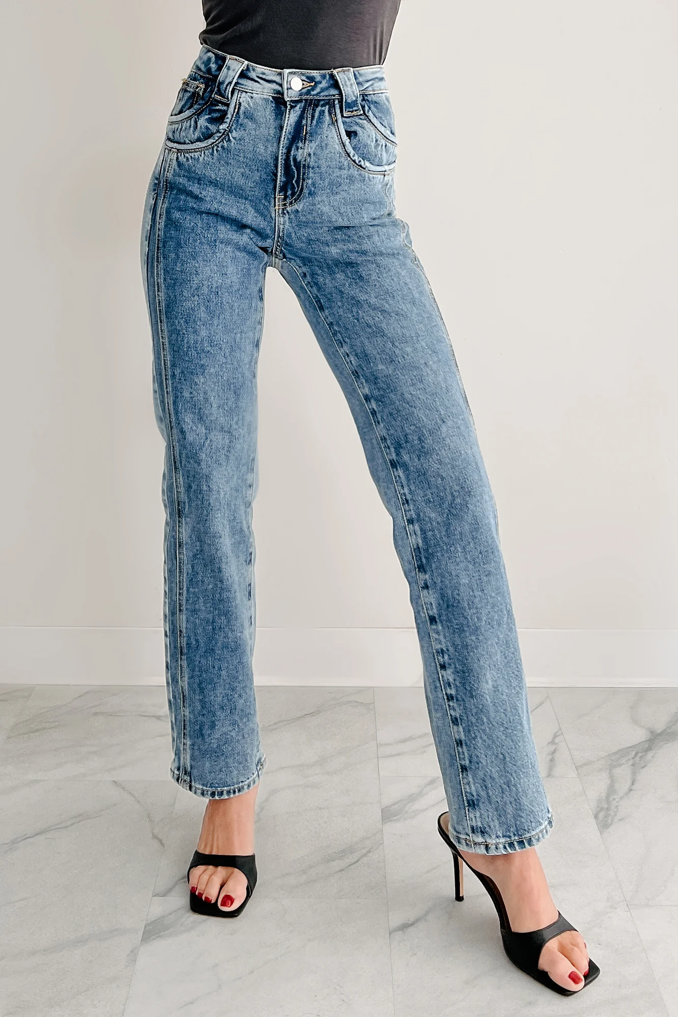 Ada High Rise Saige Dad Jeans (Medium) - Image 3