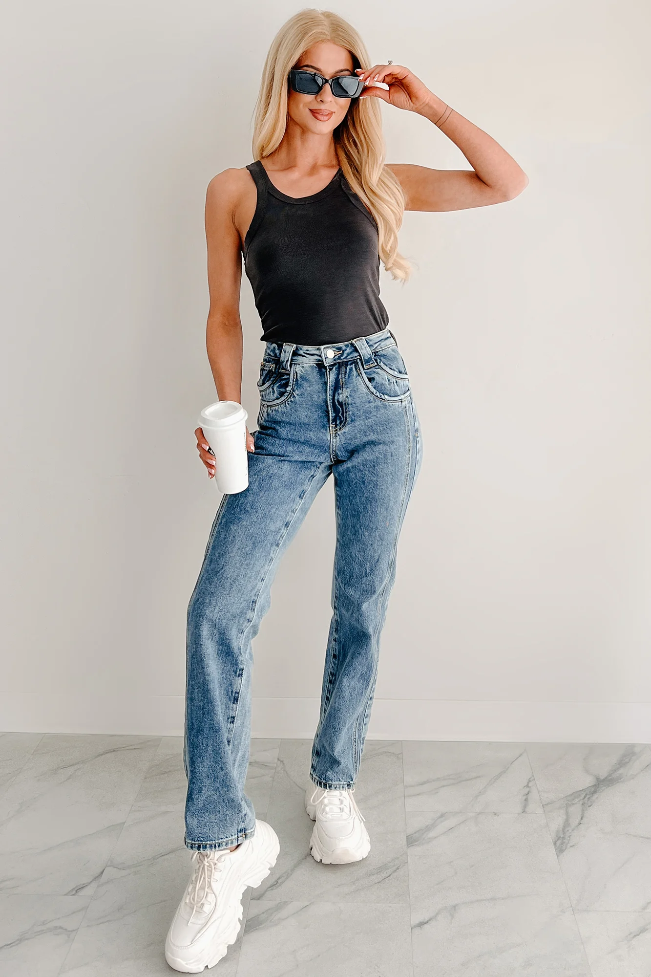 Ada High Rise Saige Dad Jeans (Medium) - Image 9