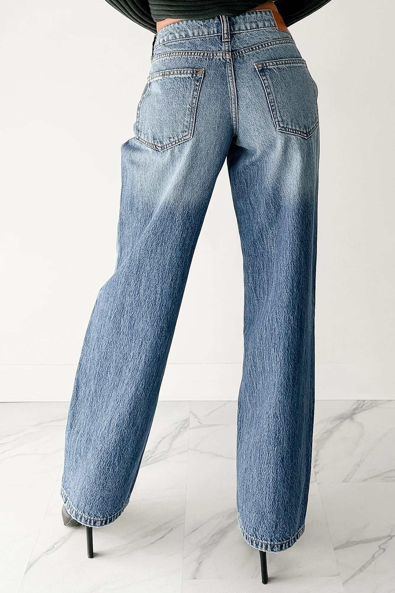 Adelyn Mid Rise Baggy Cello Jeans (Medium) - Image 5