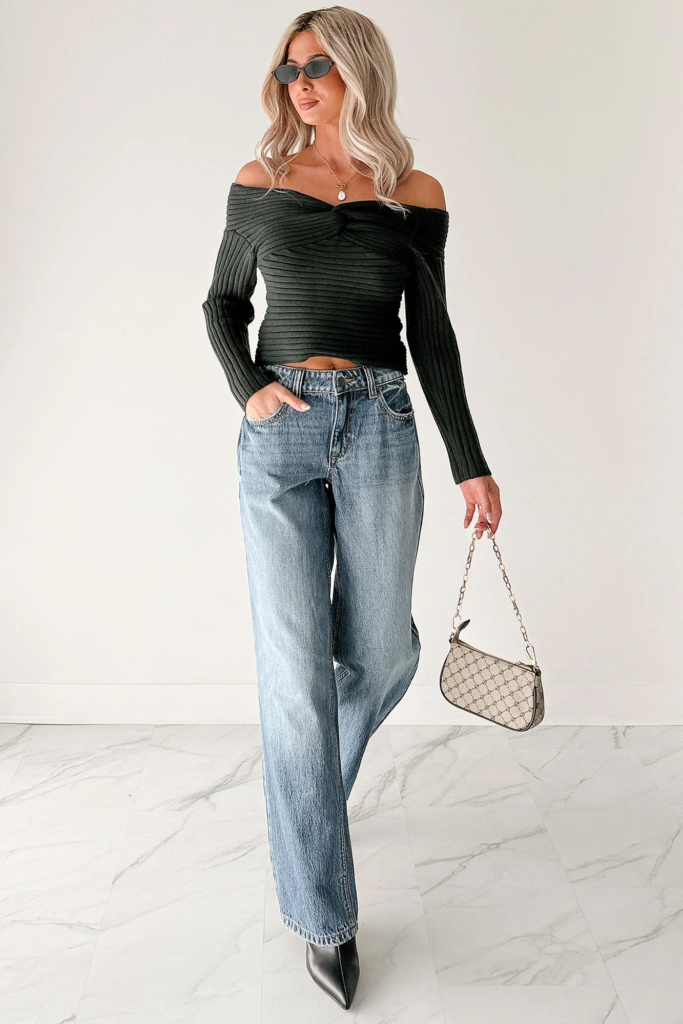 Adelyn Mid Rise Baggy Cello Jeans (Medium) - Image 7