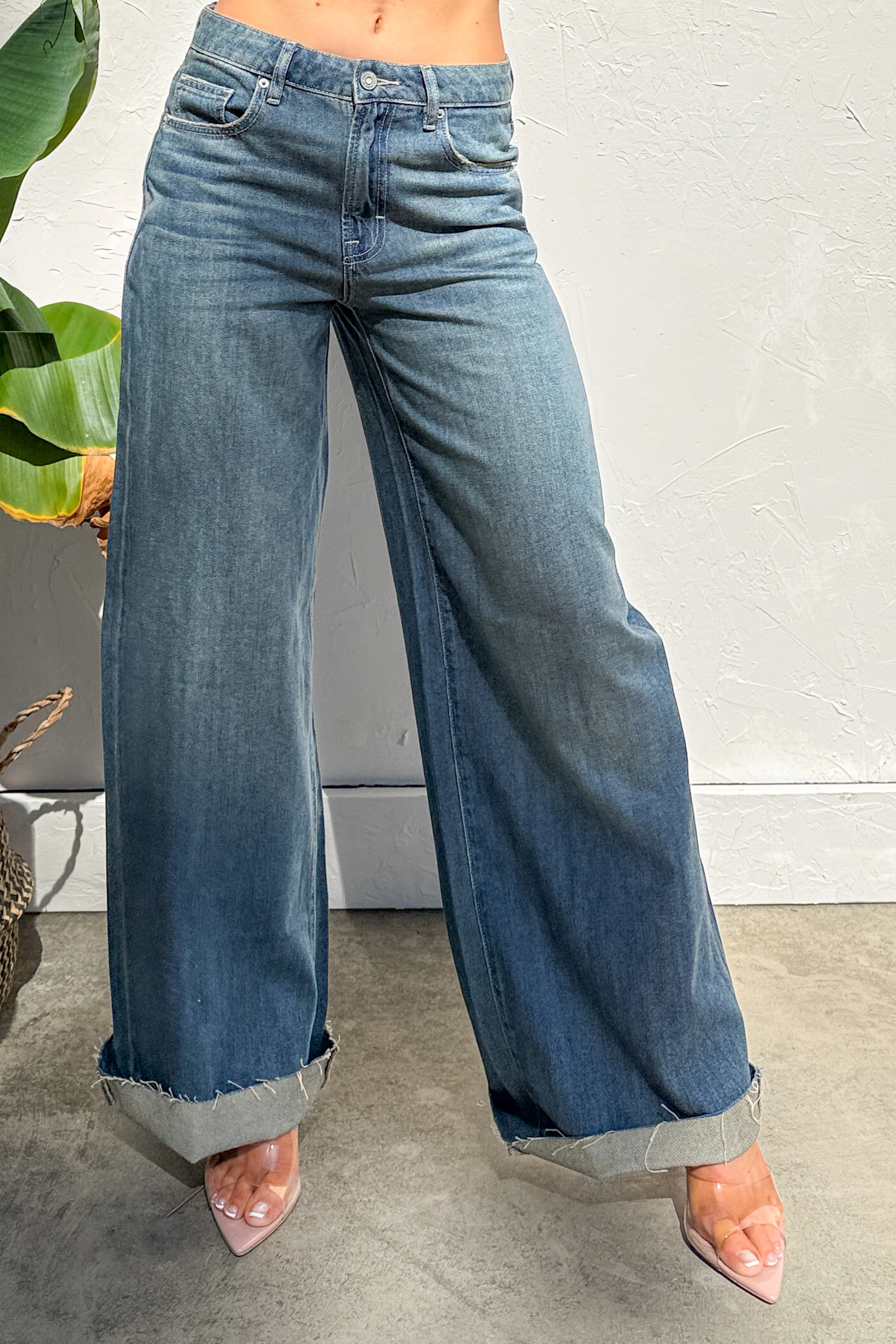 Aldo High Rise Wide Leg Hidden Premium Jeans (Vintage) - Image 2