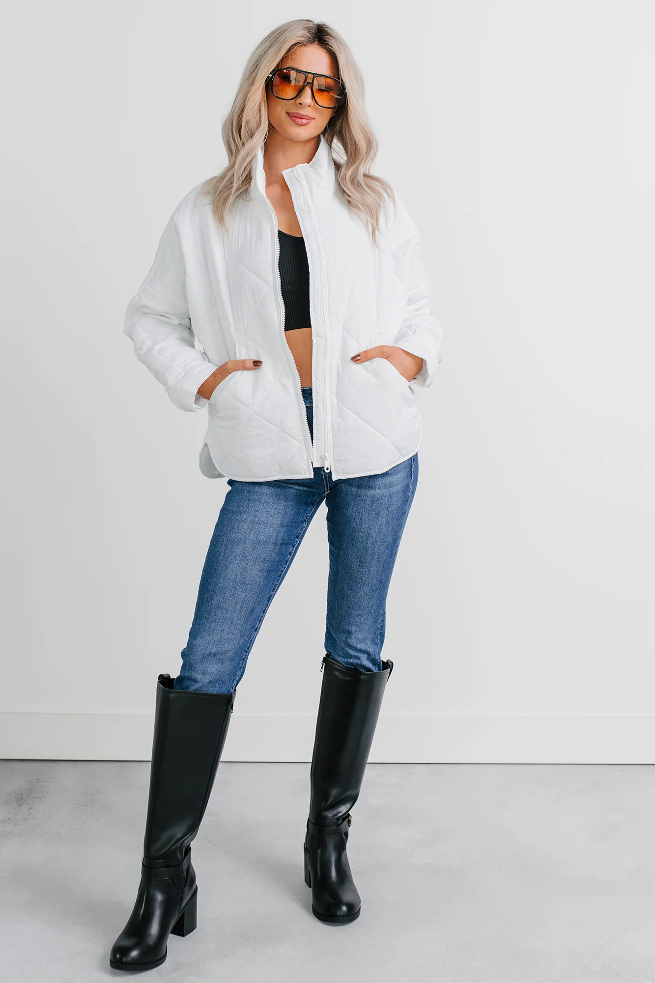 Autumn Memories Quilted Jacket (White) - Image 2