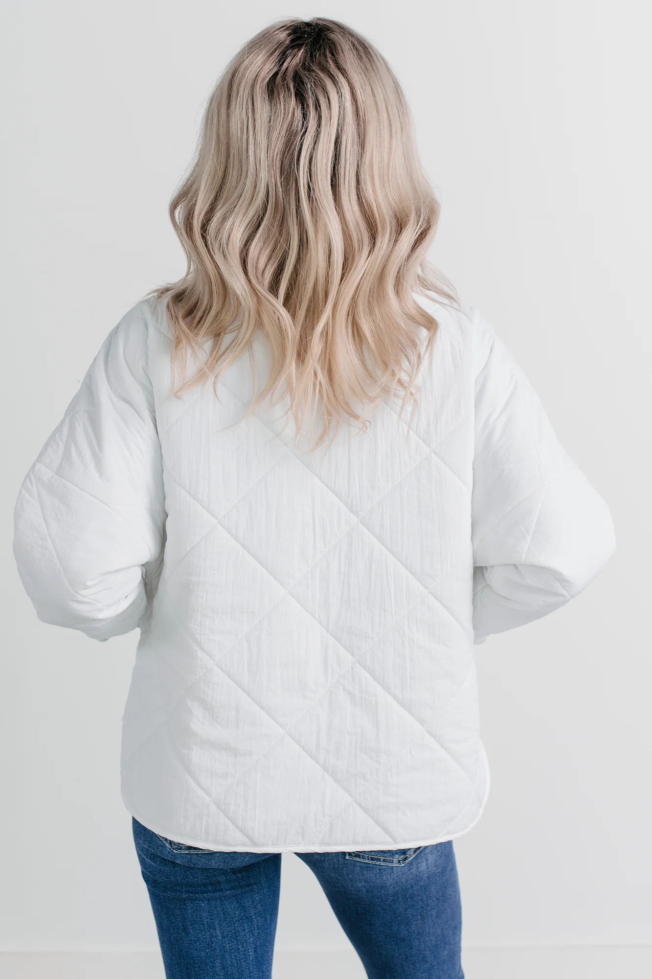 Autumn Memories Quilted Jacket (White) - Image 4