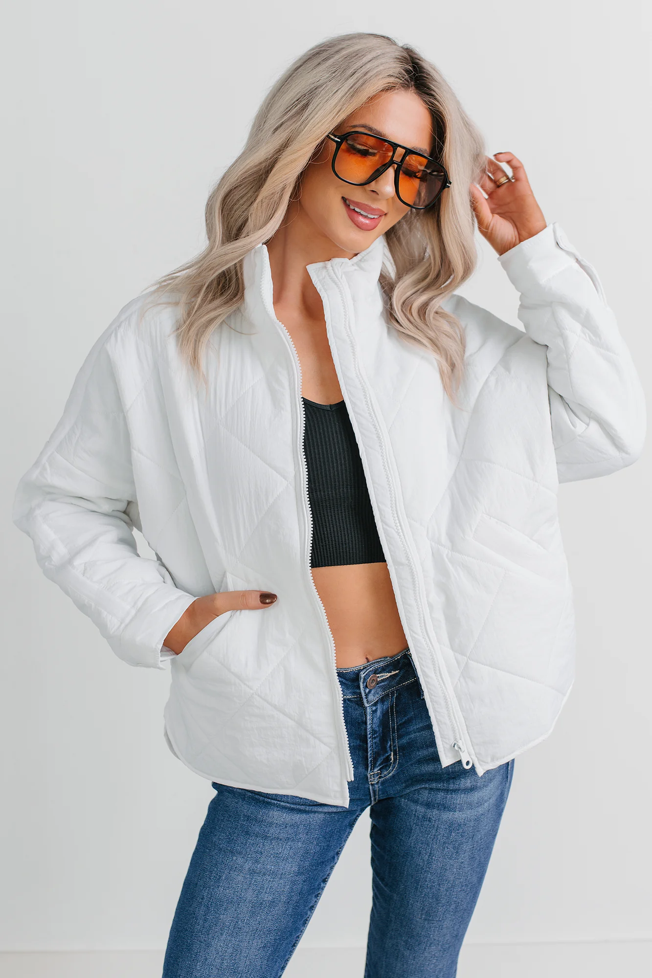 Autumn Memories Quilted Jacket (White) - Image 5