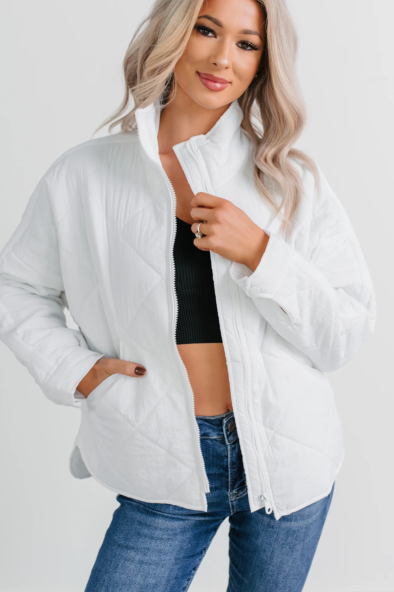 Autumn Memories Quilted Jacket (White) - Image 6