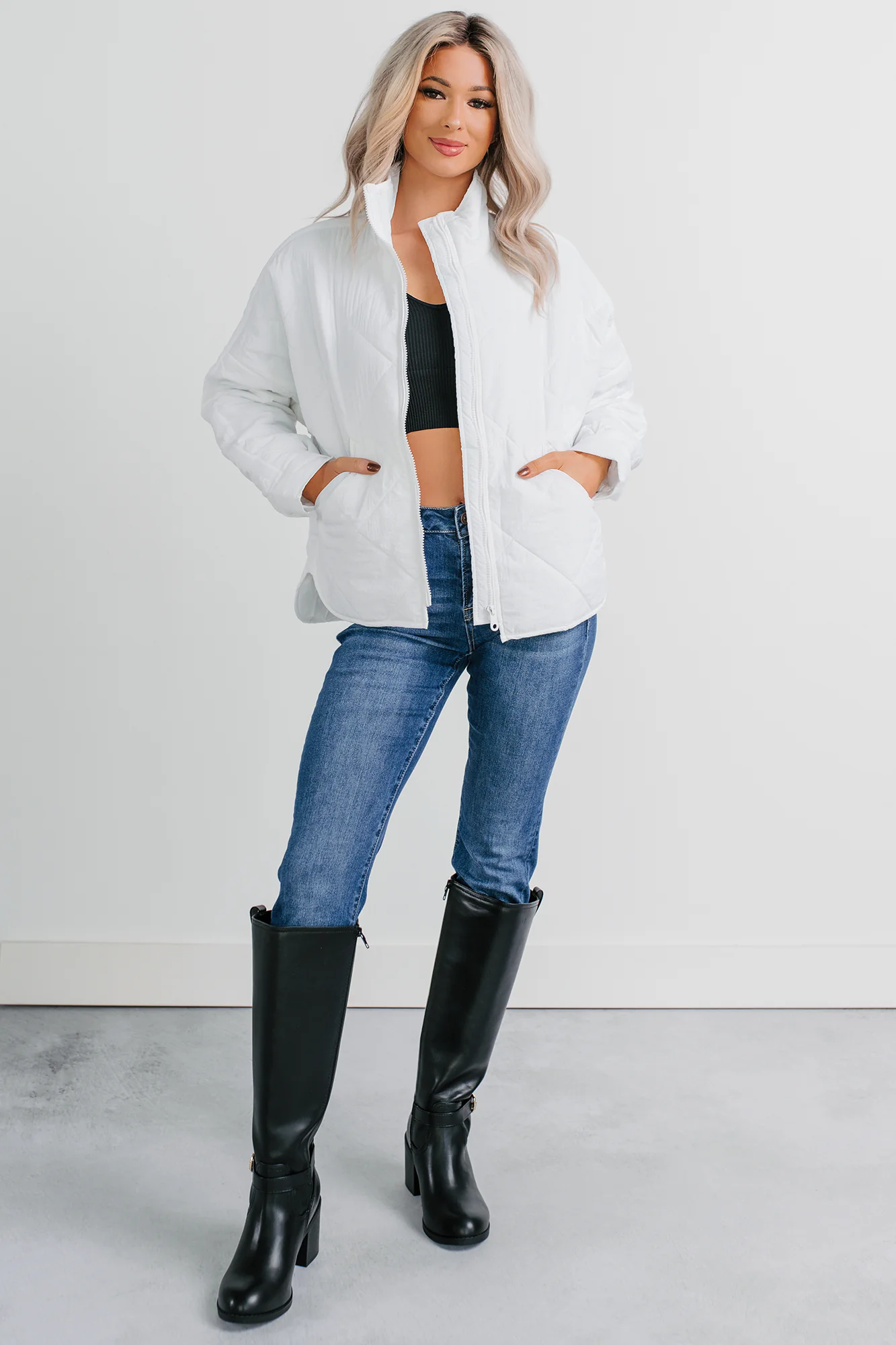 Autumn Memories Quilted Jacket (White) - Image 7