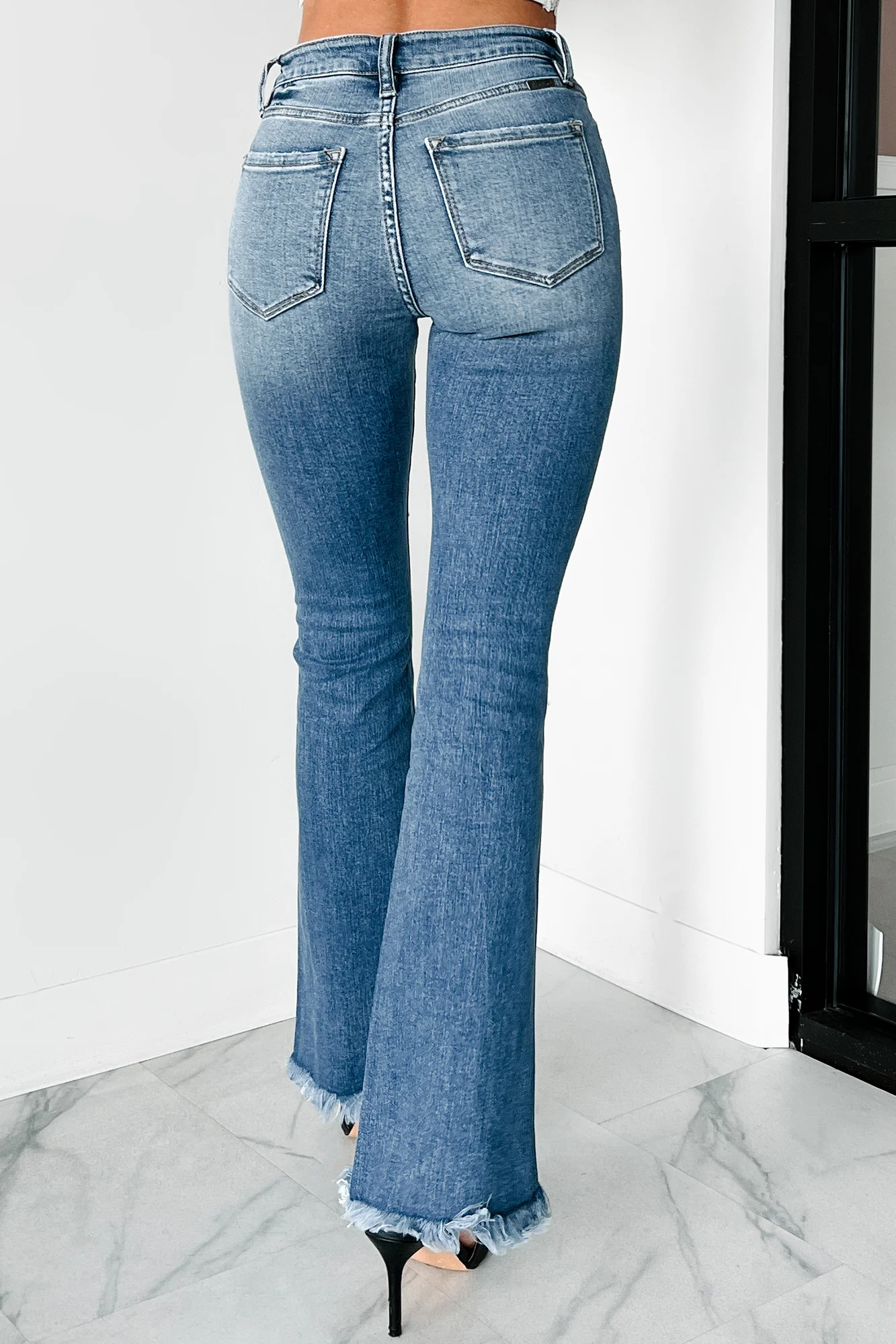 Ayami Kancan Distressed Hem Bootcut Jeans (Medium) - Image 3
