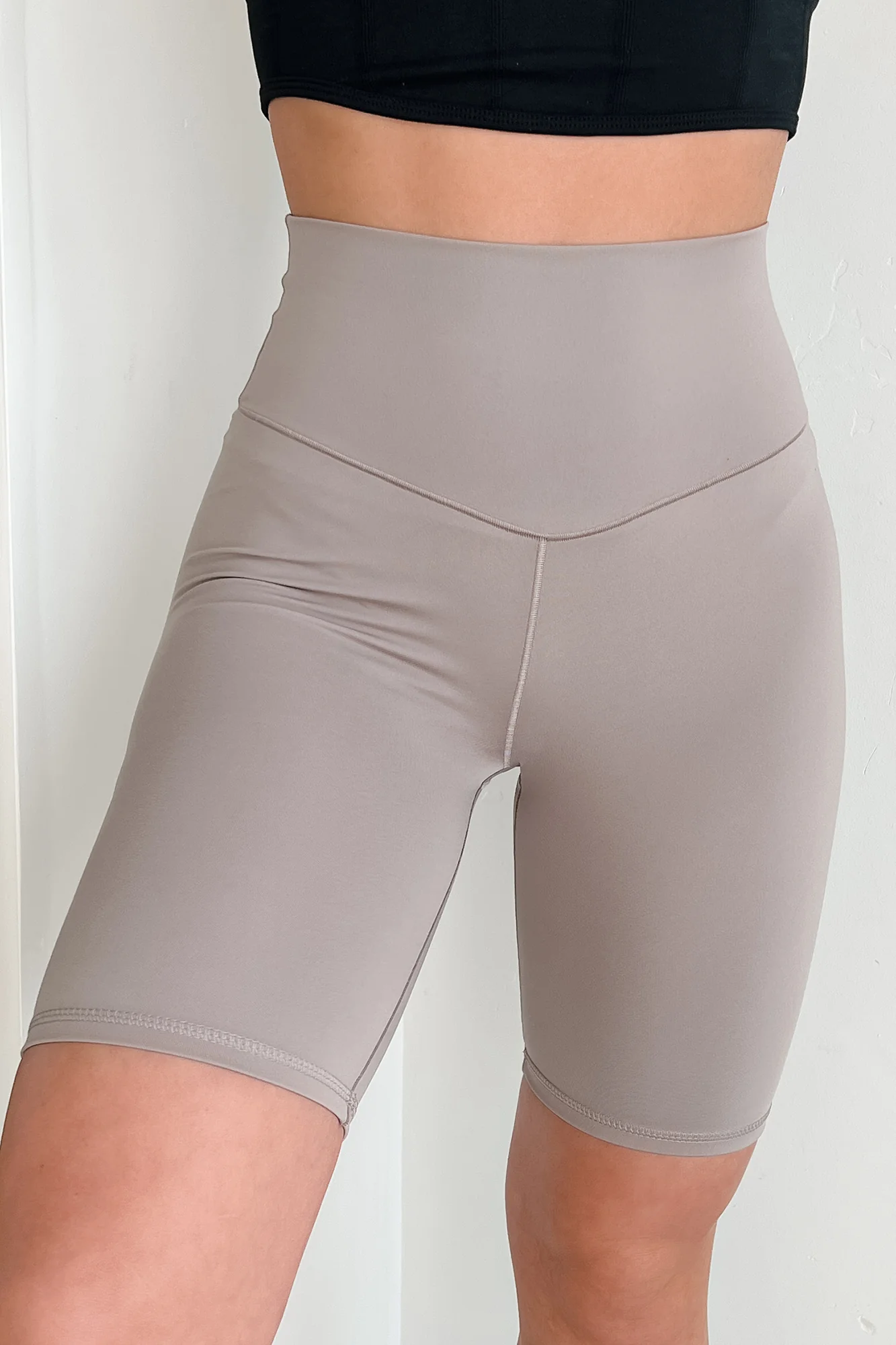 Be In Your Element High Rise Biker Shorts (Ash) - Image 3