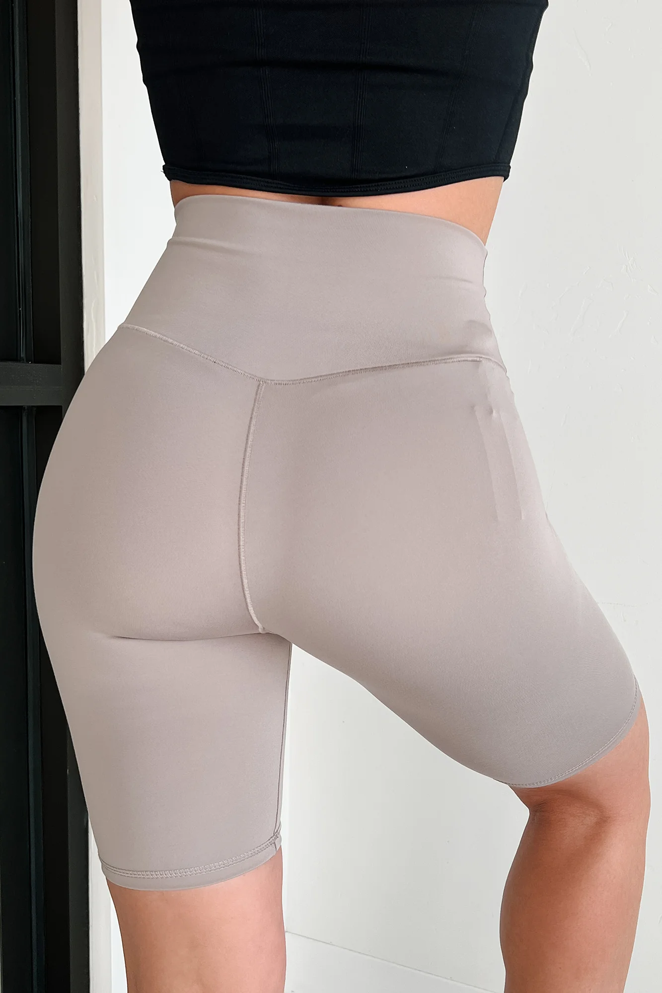 Be In Your Element High Rise Biker Shorts (Ash) - Image 5