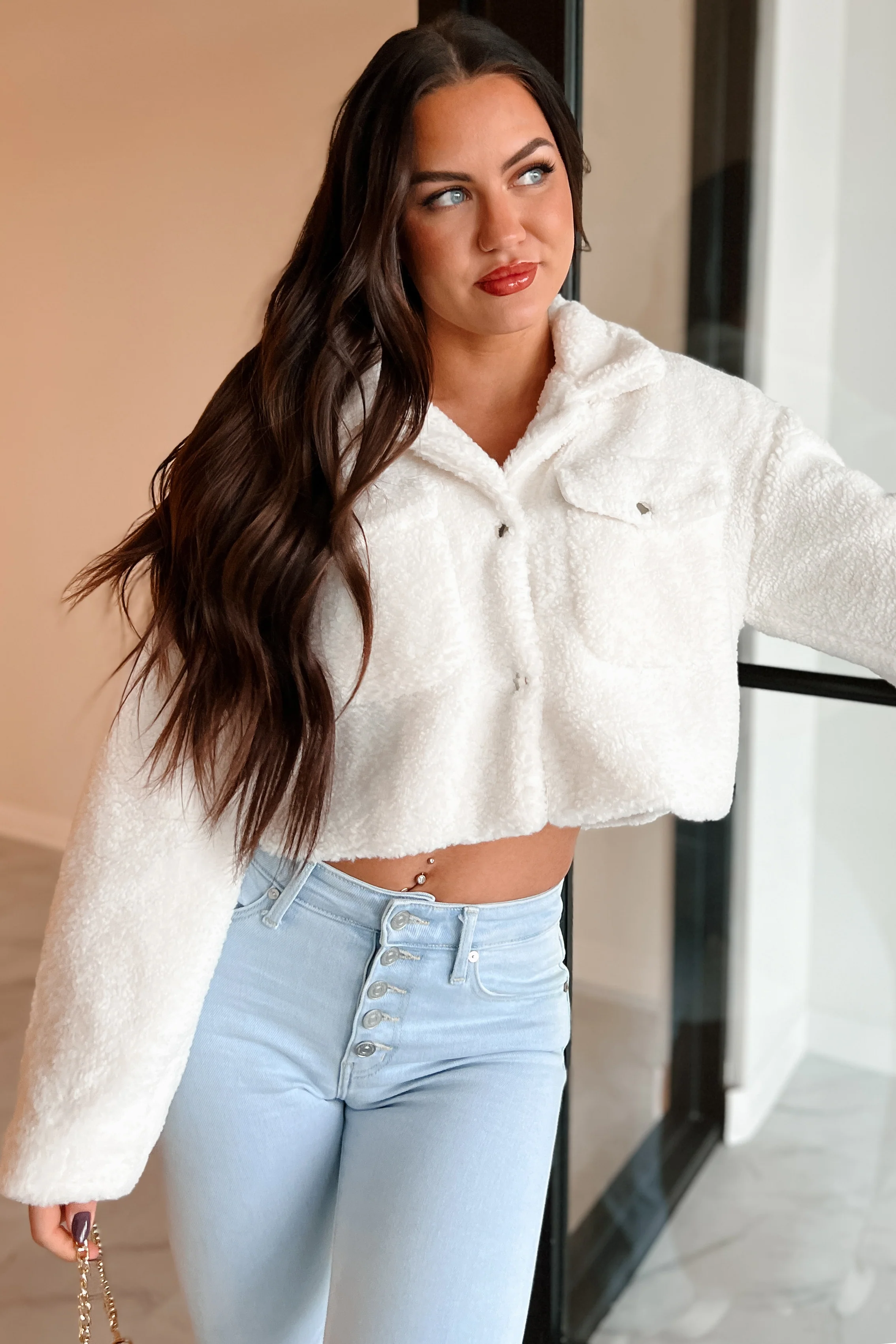 Be Seeing You Soon Teddy Jacket (Ivory) - Image 15