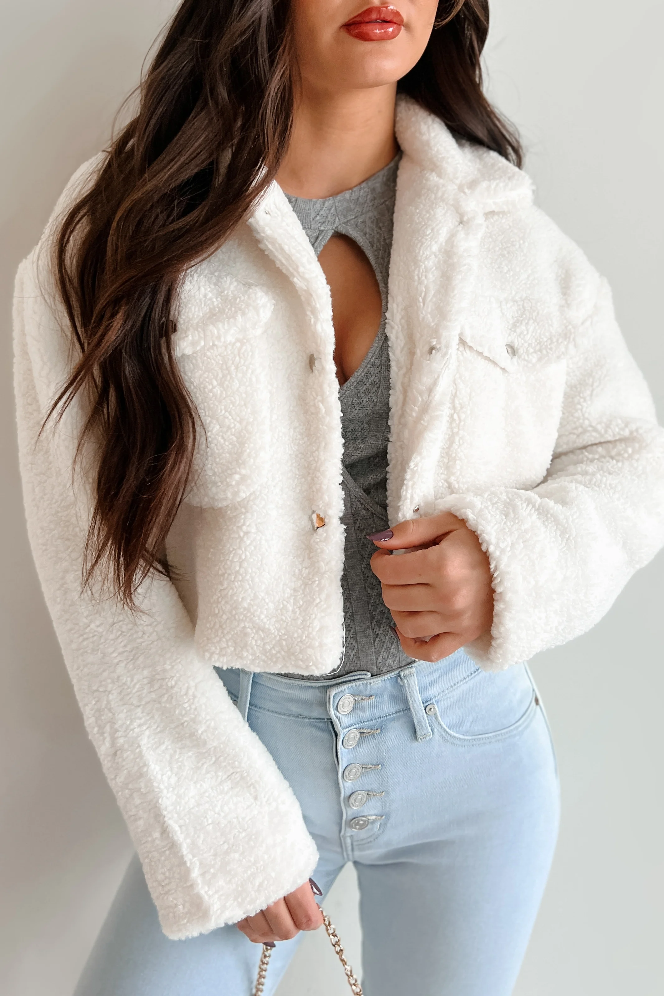 Be Seeing You Soon Teddy Jacket (Ivory) - Image 17