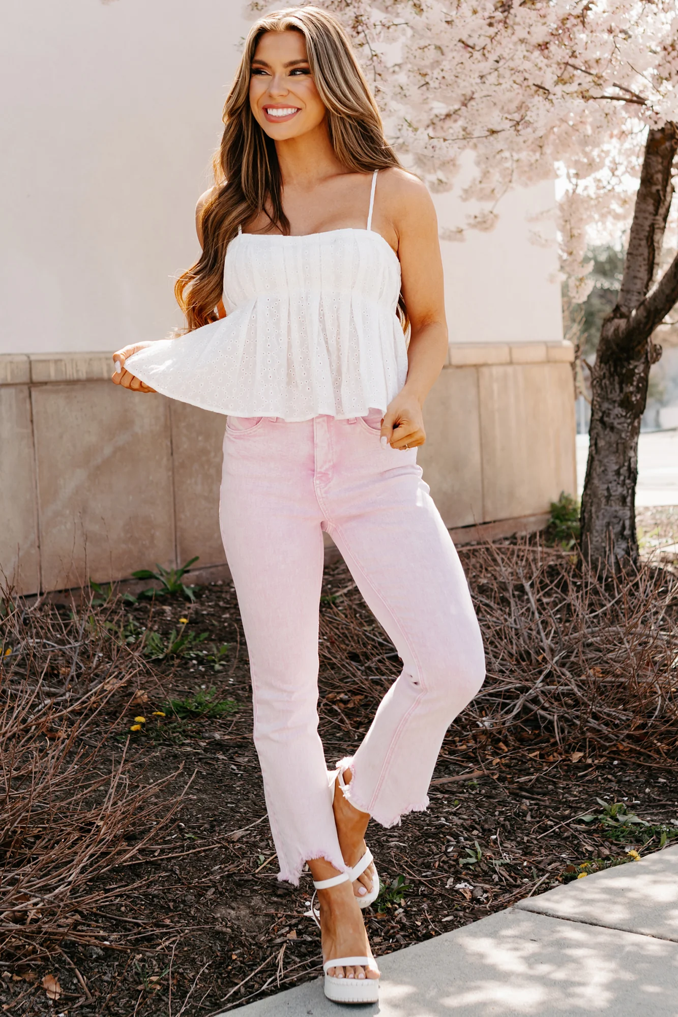 Brad Tummy Control Kick Flare Saige Jeans (Orchid) - Image 2