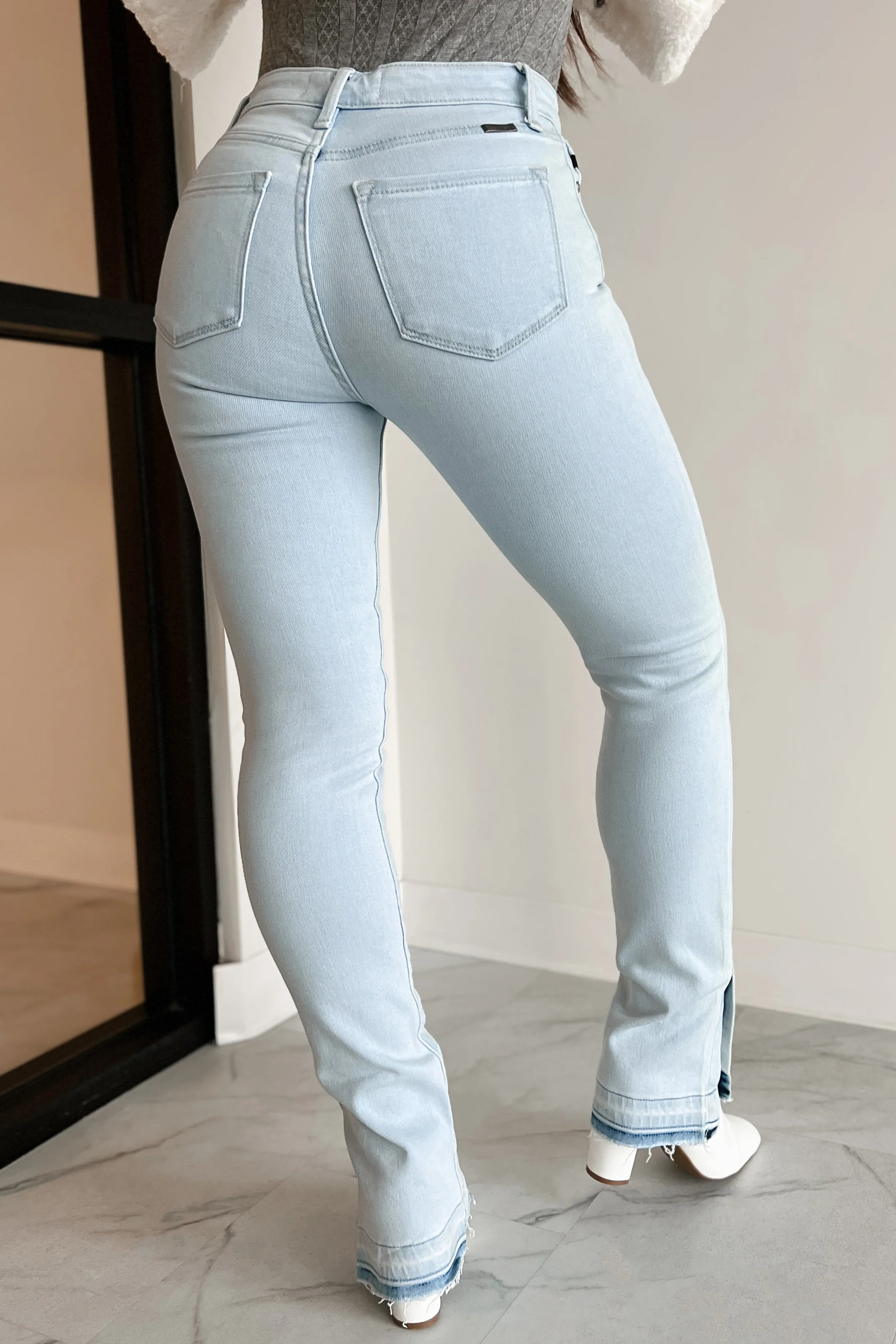 Brantley Kancan High Rise Y2K Bootcut Jeans (Light) - Image 5