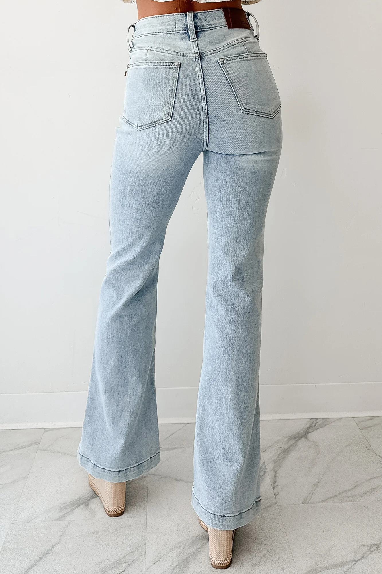 Brooke Tummy Control Bootcut Judy Blue Jeans (Light) - Image 3