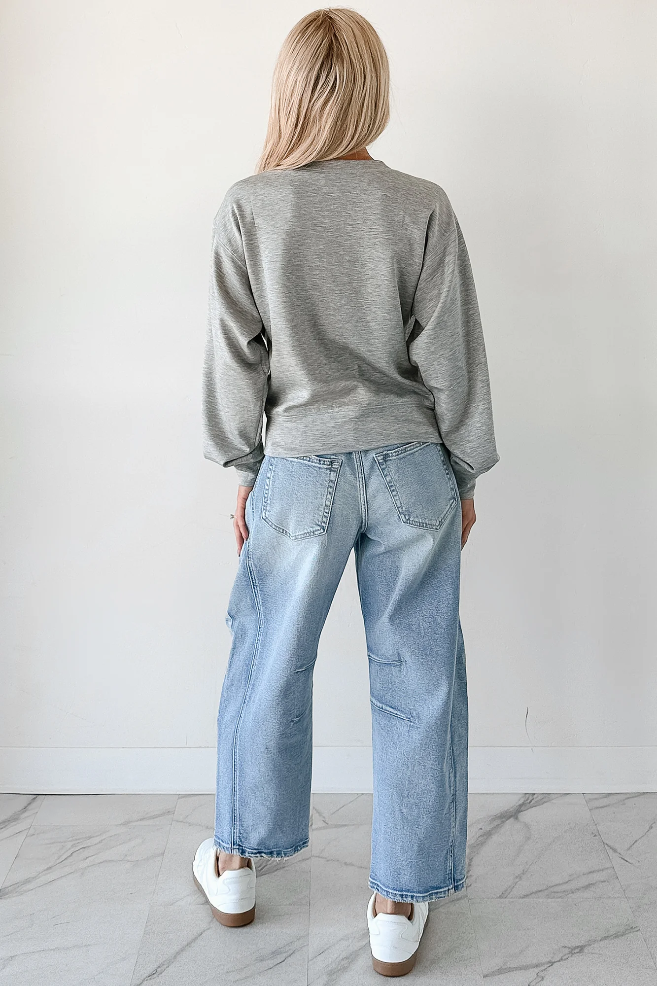 Call It A Day Classic Crewneck Sweatshirt (Grey) - Image 5