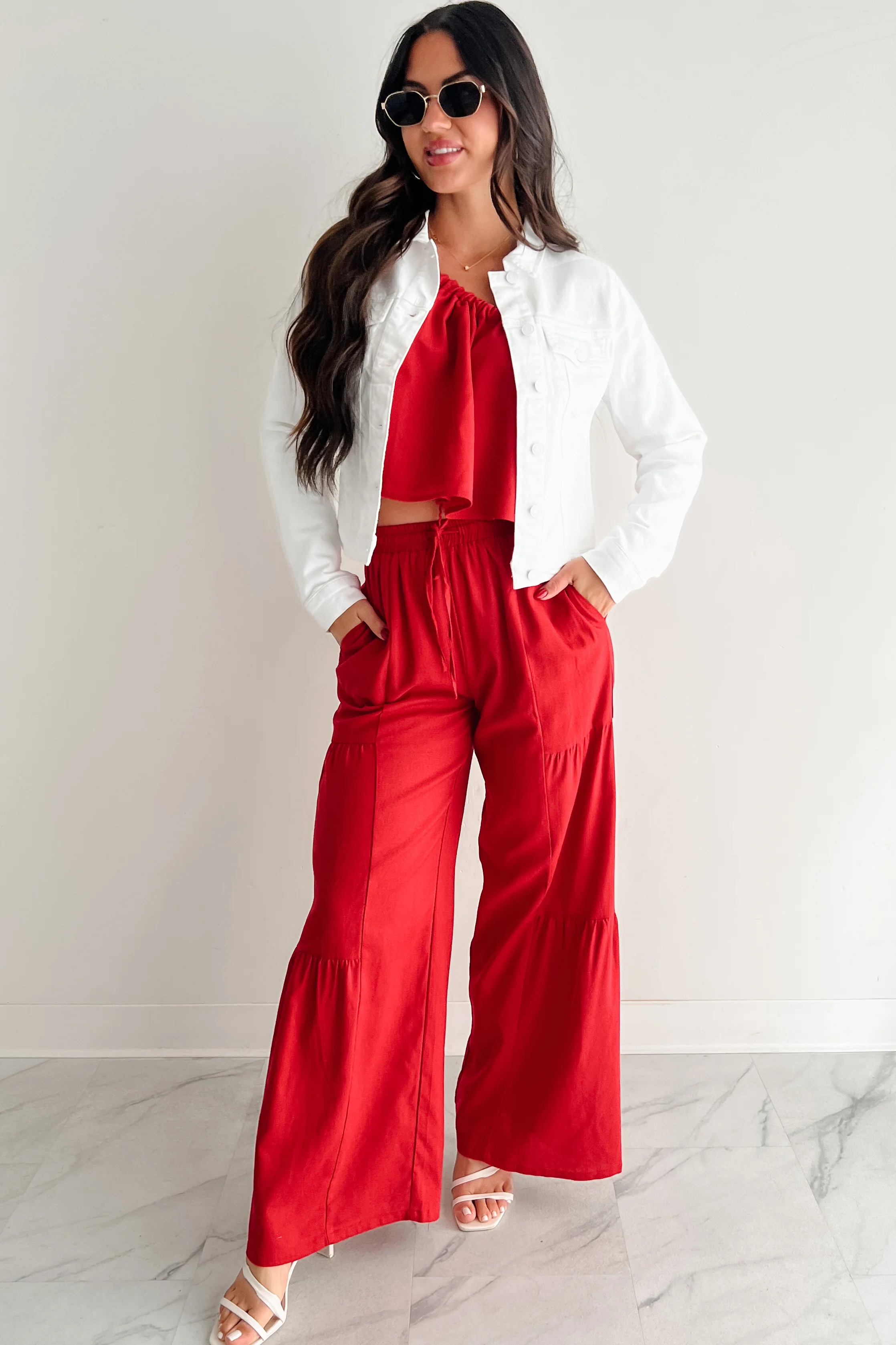 Classy In Cotton Eunina Denim Jacket (White) - Image 2