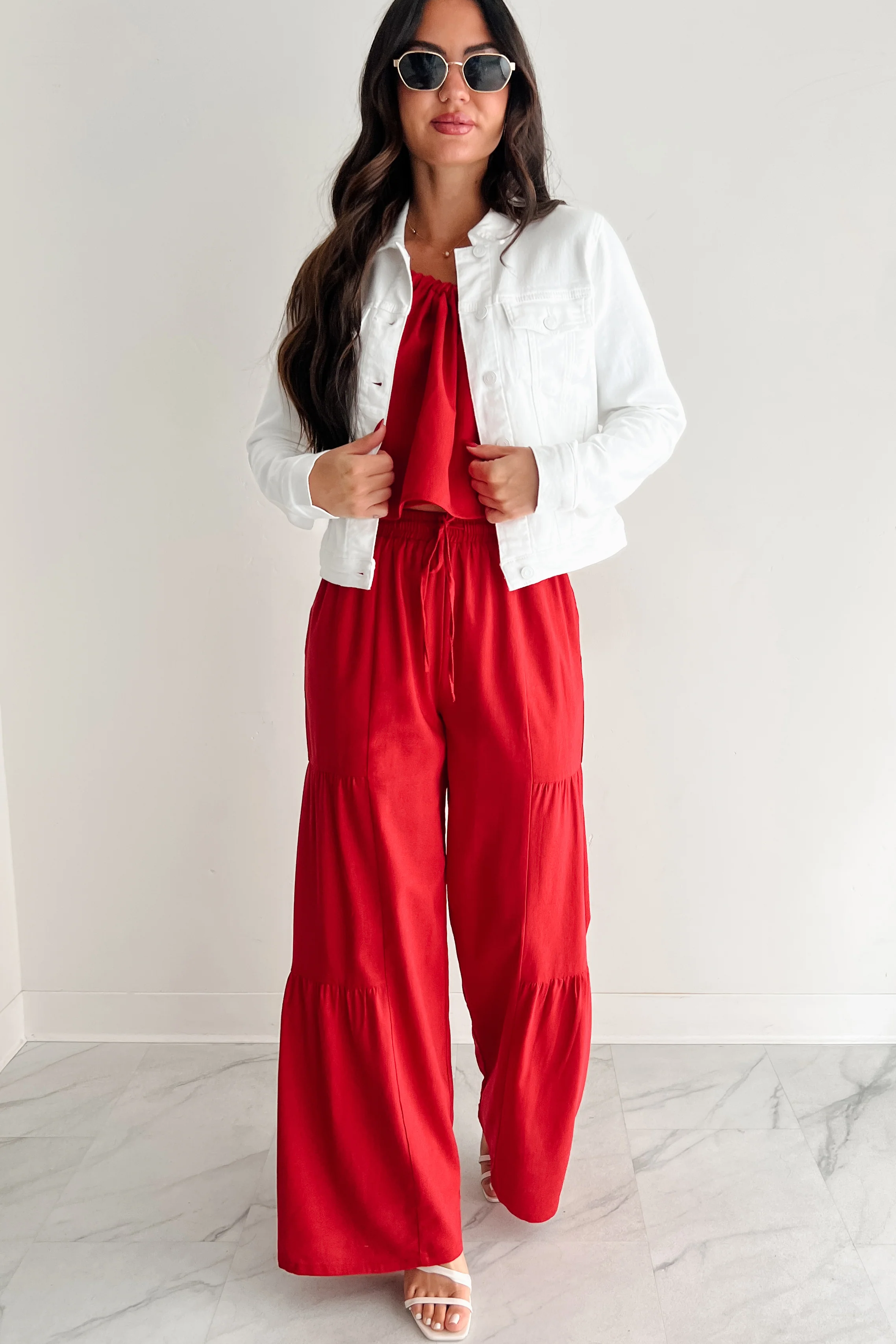 Classy In Cotton Eunina Denim Jacket (White) - Image 3