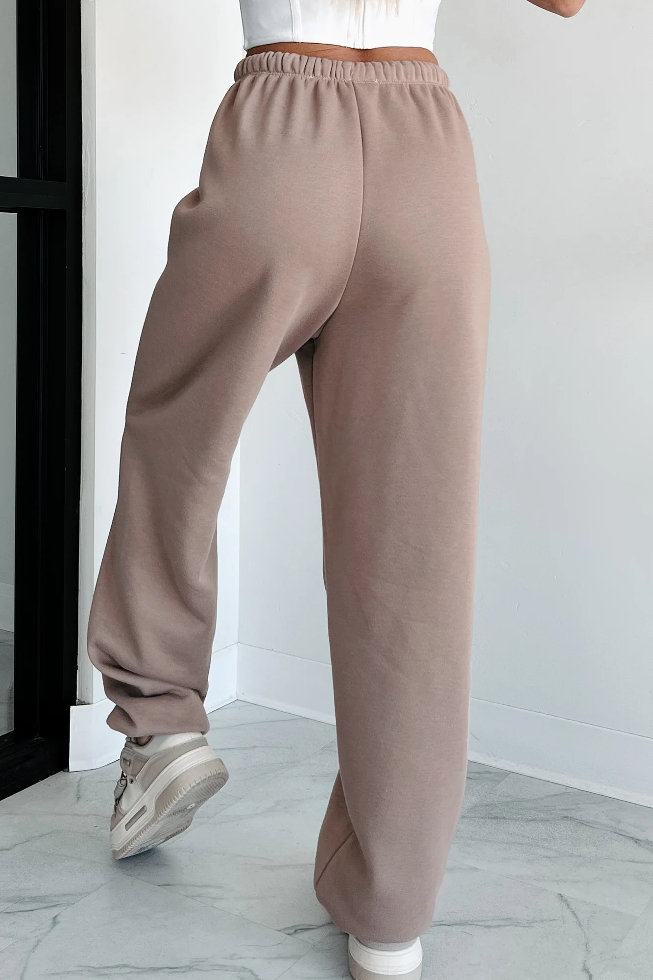 Comfort Is Luxury Oversized Jogger Sweatpants (Mocha) - Image 6