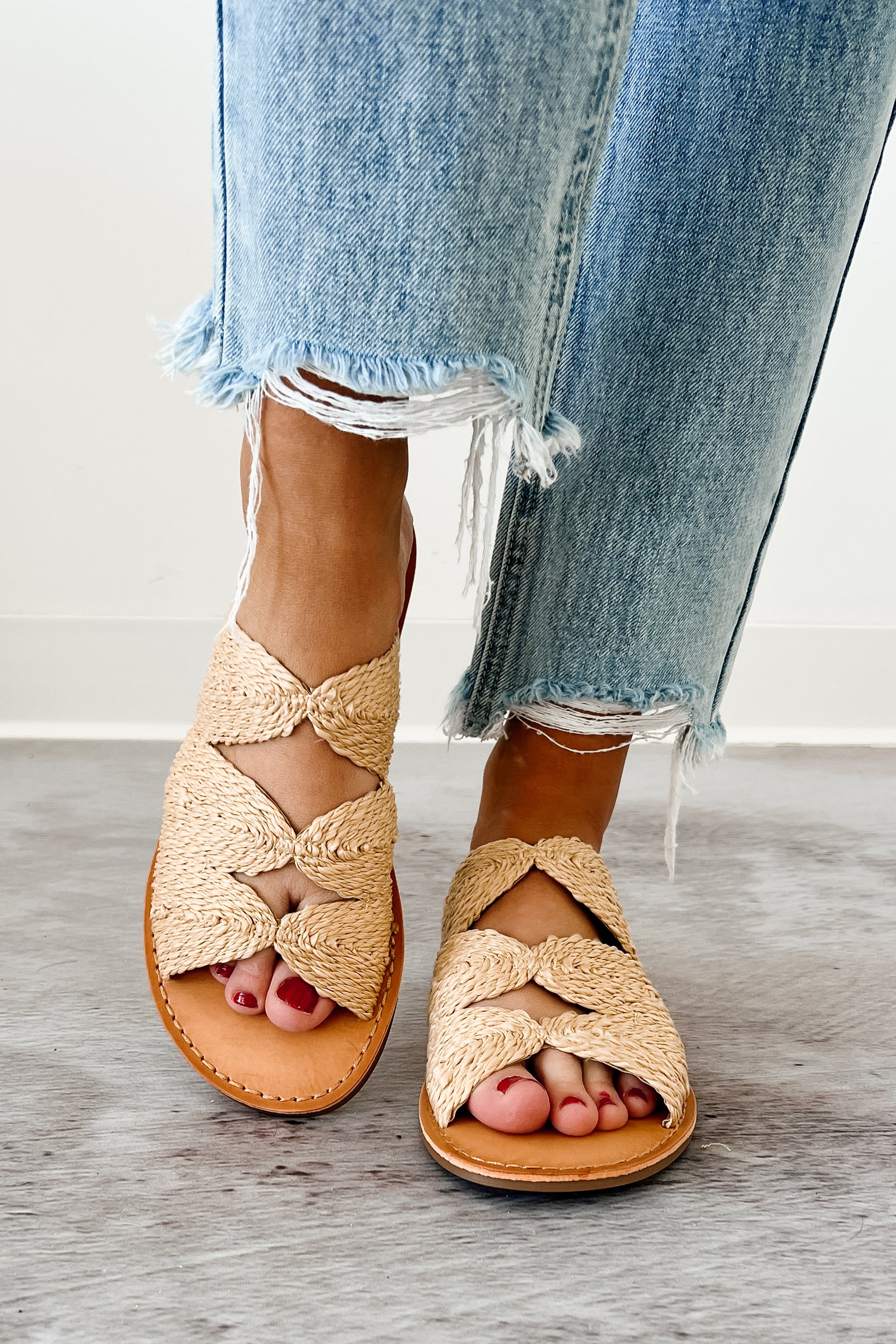 Desert Mirage Espadrille Strap Sandal (Tan) - Image 2