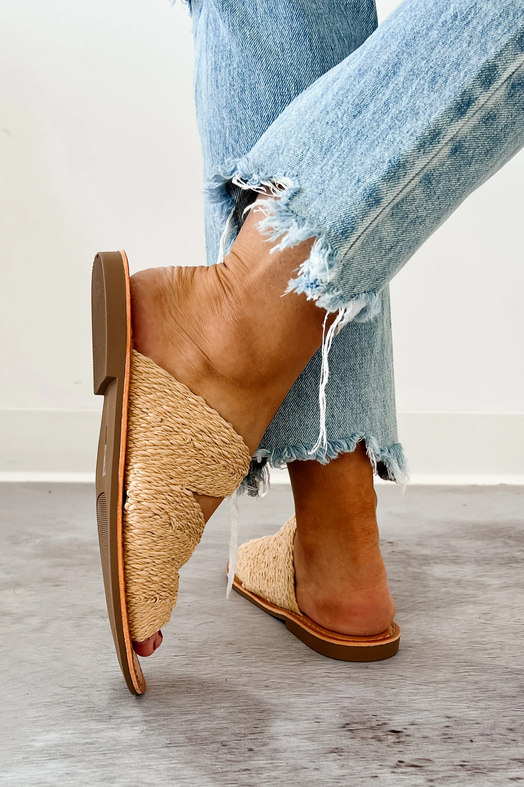 Desert Mirage Espadrille Strap Sandal (Tan) - Image 4