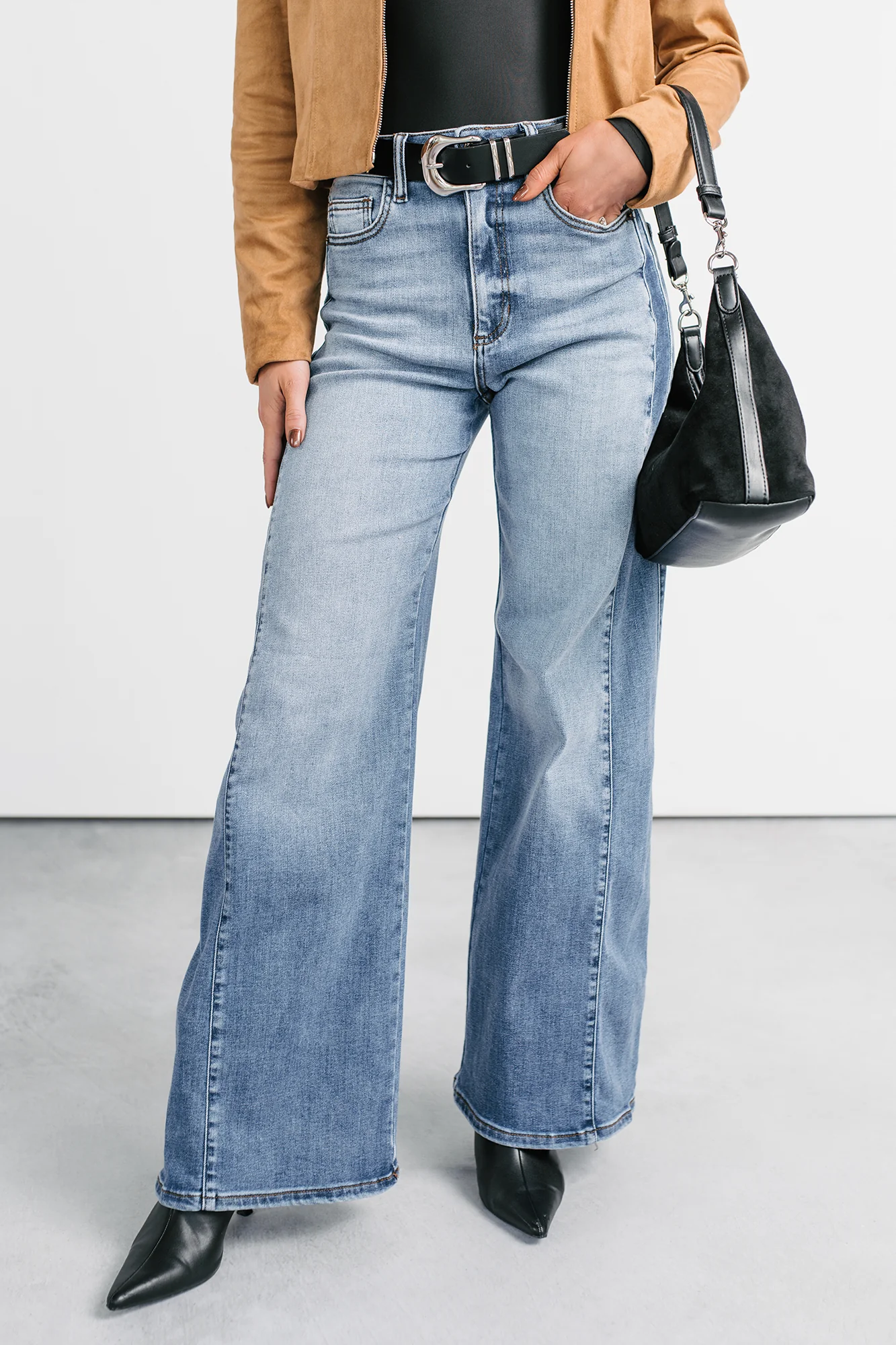 Diane Wide Leg Phoenix Textile Jeans (Light Wash) - Image 2
