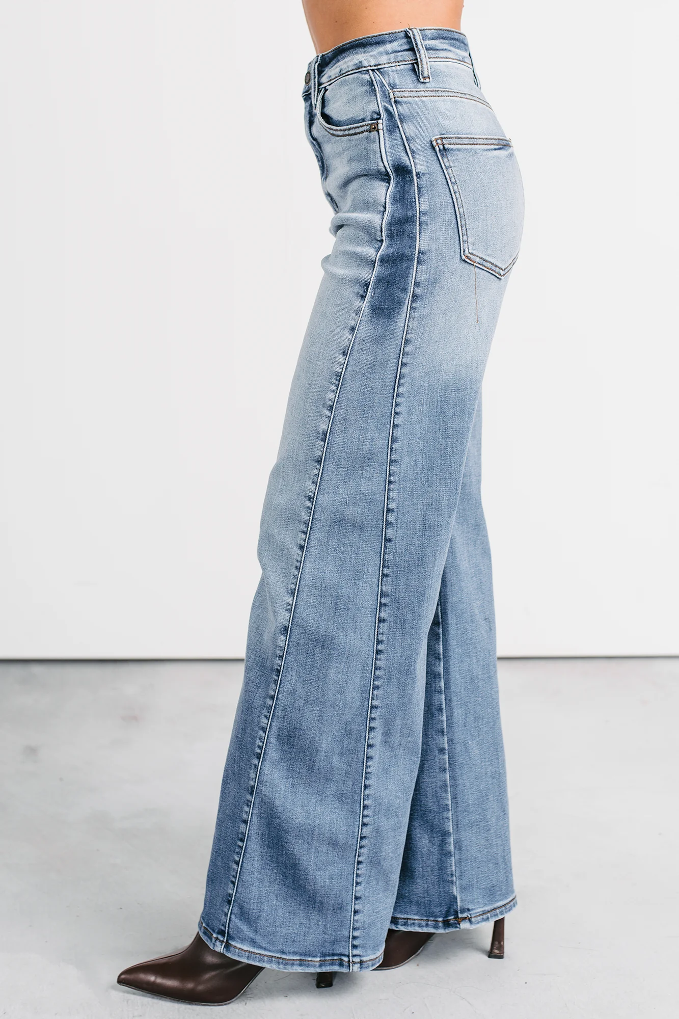 Diane Wide Leg Phoenix Textile Jeans (Light Wash) - Image 5