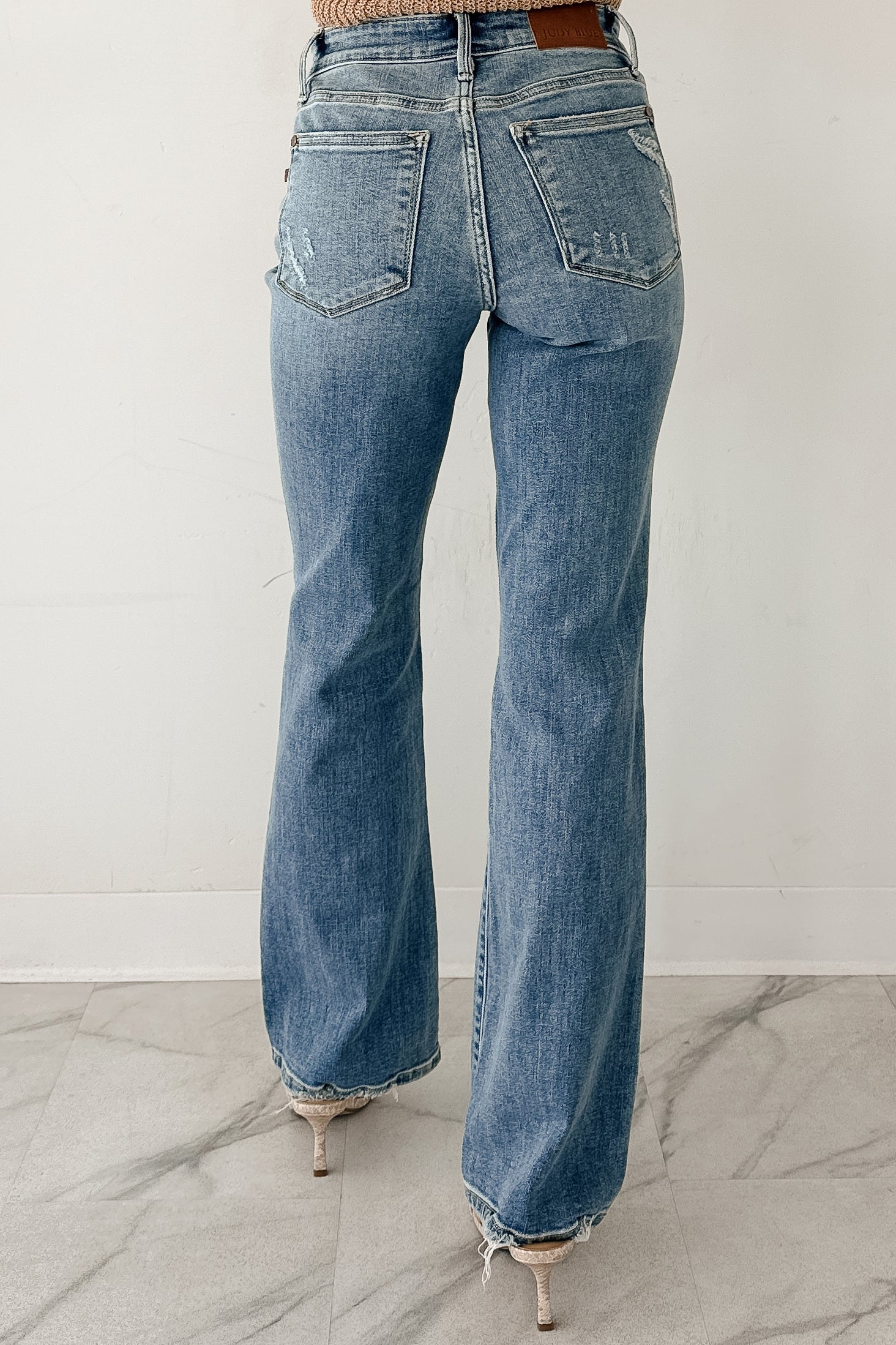 Elara Mid Rise Bootcut Judy Blue Jeans (Medium) - Image 6