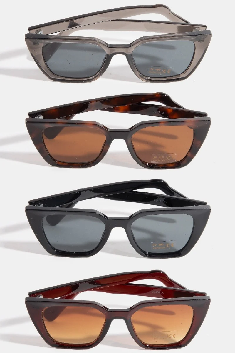 Errand Chic Squared Cat Eye Sunglasses (Multiple Color Options) - Image 6