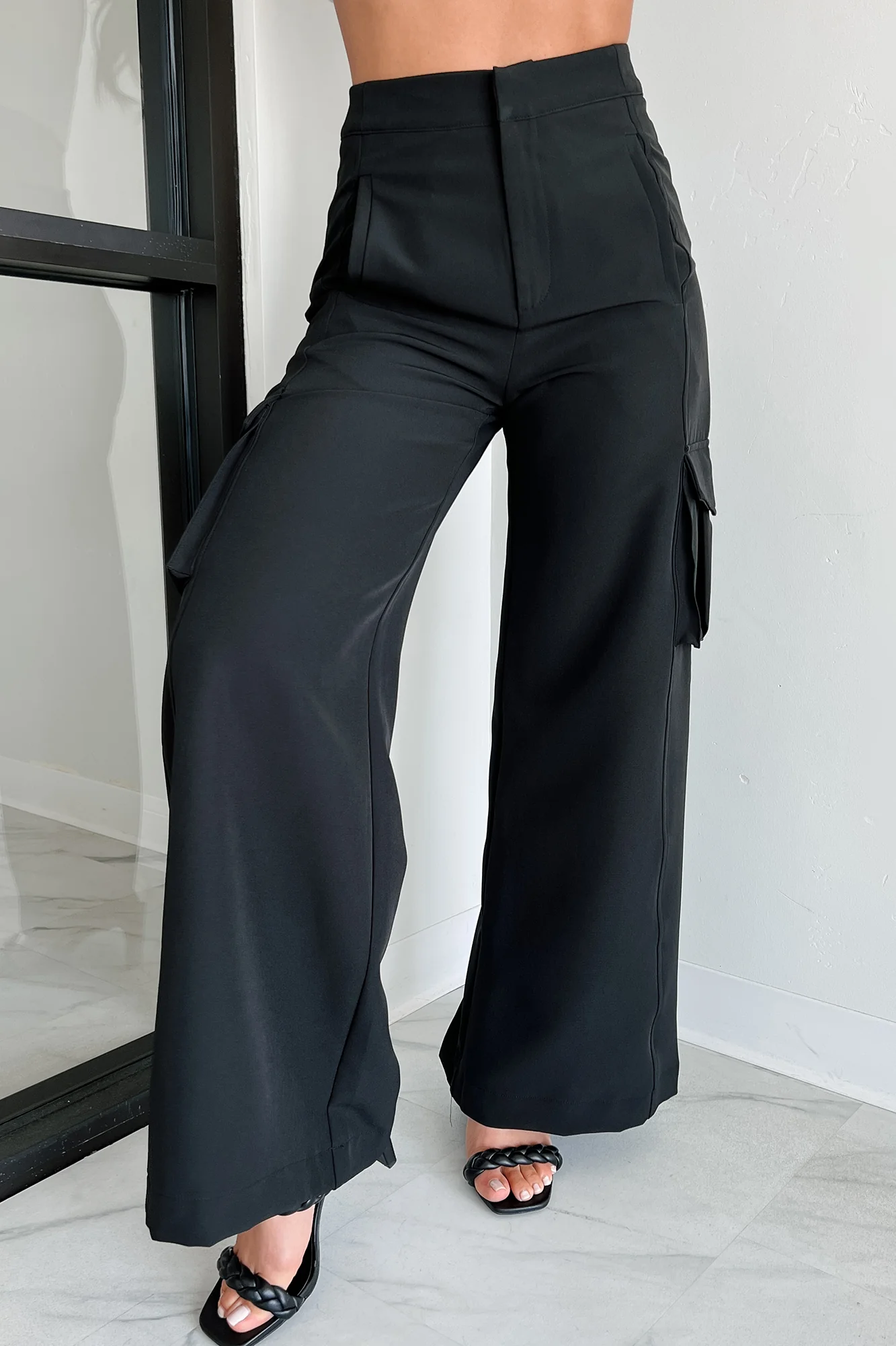 Finally On Time Cargo Pants (Black) - Image 8