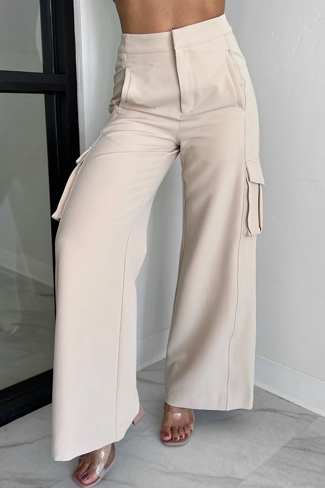 Finally On Time Cargo Pants (Taupe) - Image 3