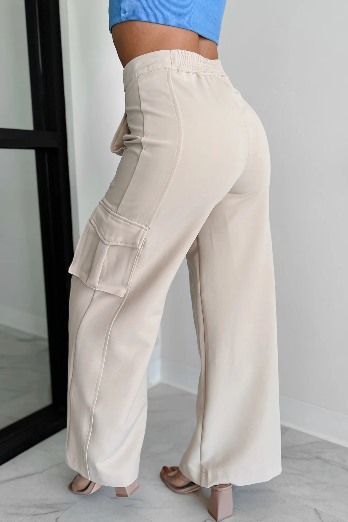 Finally On Time Cargo Pants (Taupe) - Image 4