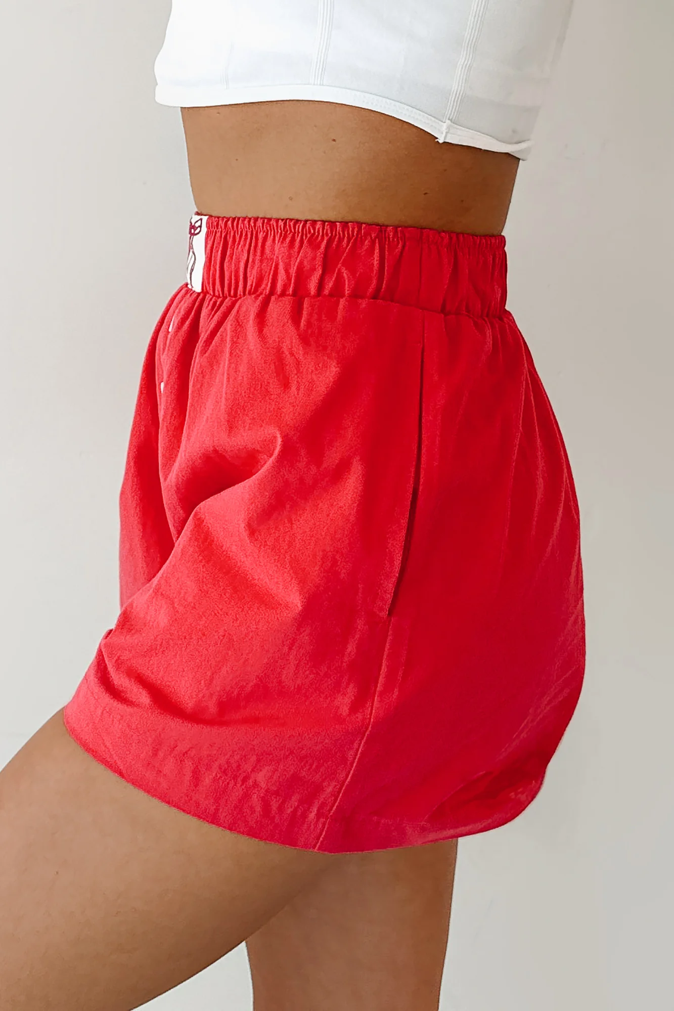Flirt Mode On Ribbon Boxer Shorts (Red) - Image 4