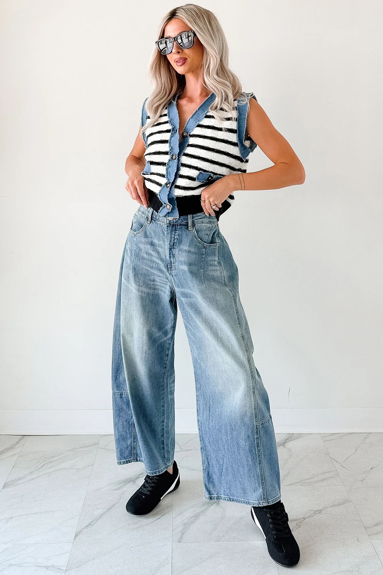 Frank High Rise Signature 8 Barrel Jeans (Medium) - Image 18