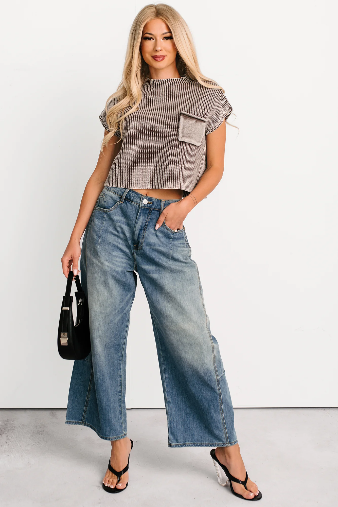 Frank High Rise Signature 8 Barrel Jeans (Medium) - Image 6