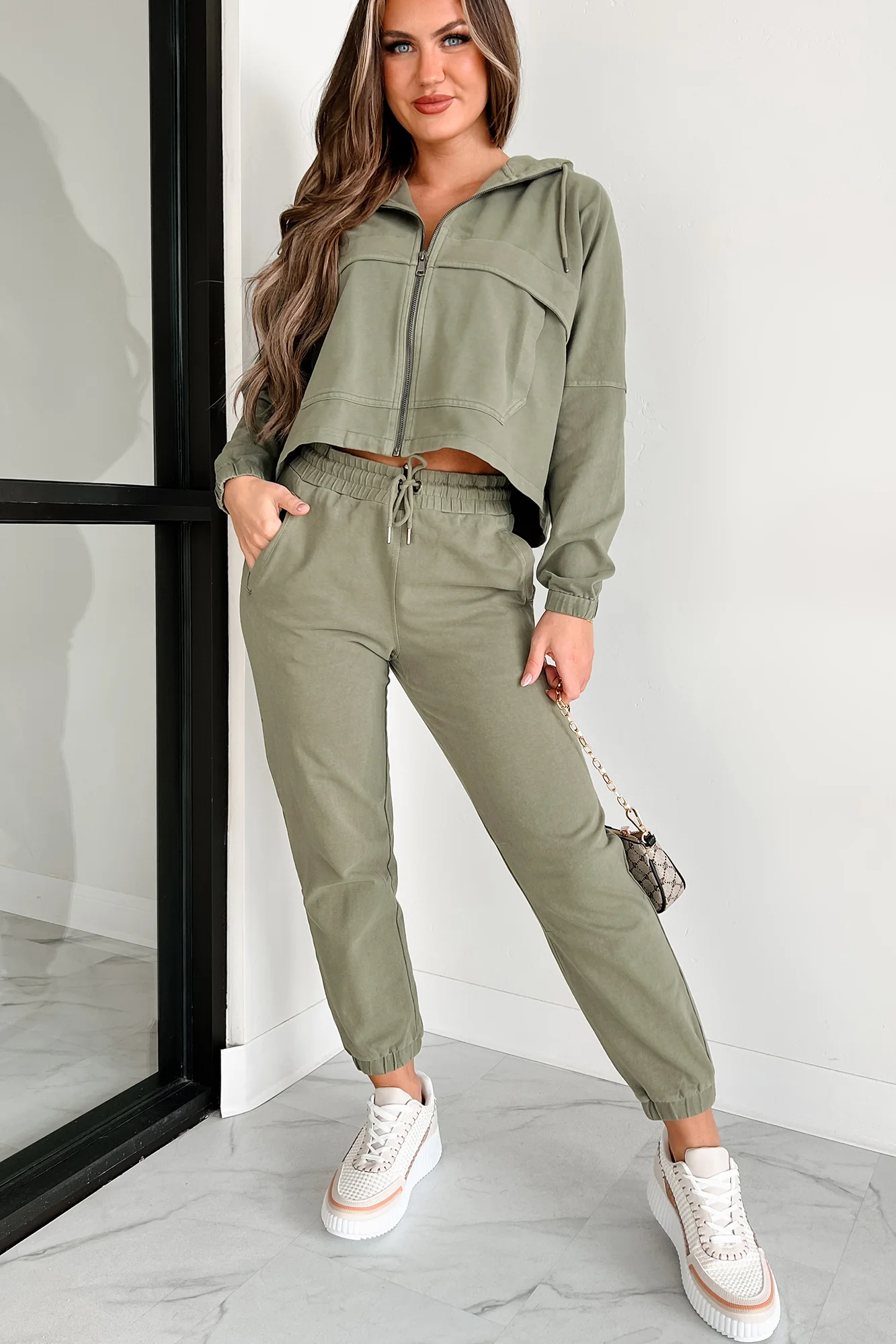 Free & Easy Utility Jacket (Army Green) - Image 2
