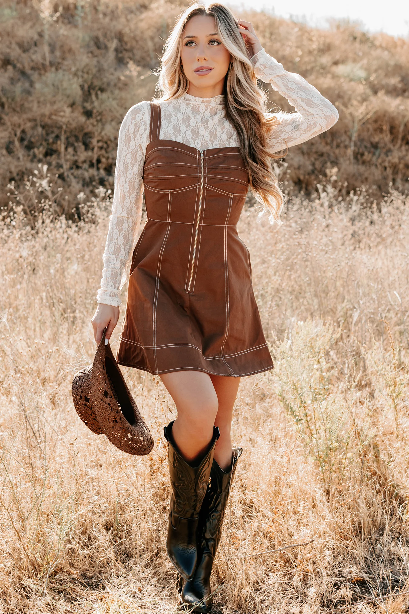 Gentle Spark Floral Lace Long Sleeve (Cream) - Image 13