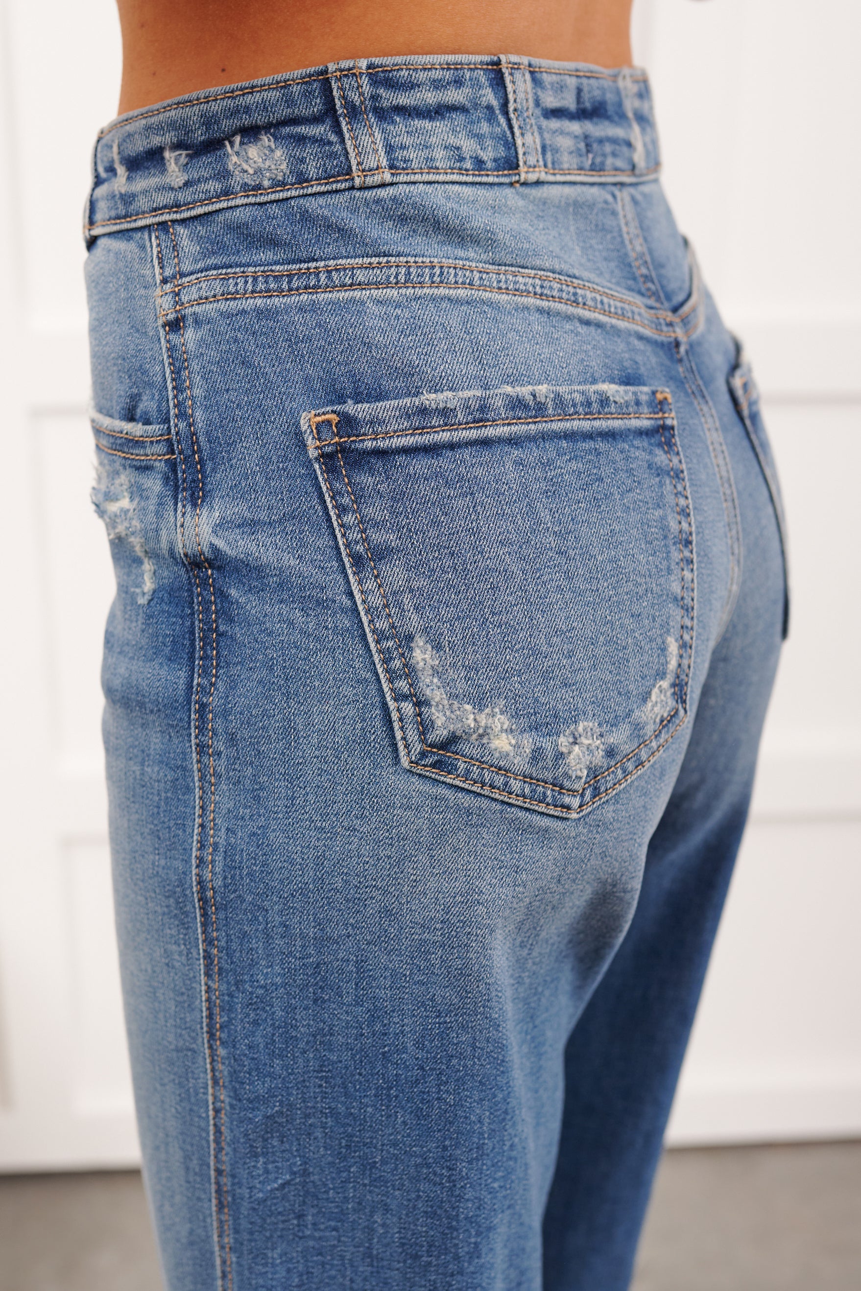 Gerard High Rise KanCan Wide Crop Jeans (Medium) - Image 10