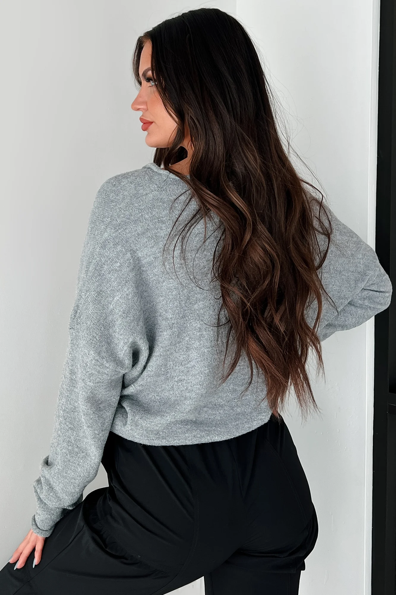 Henrik Lightweight Button Cardigan (Heather Grey) - Image 7
