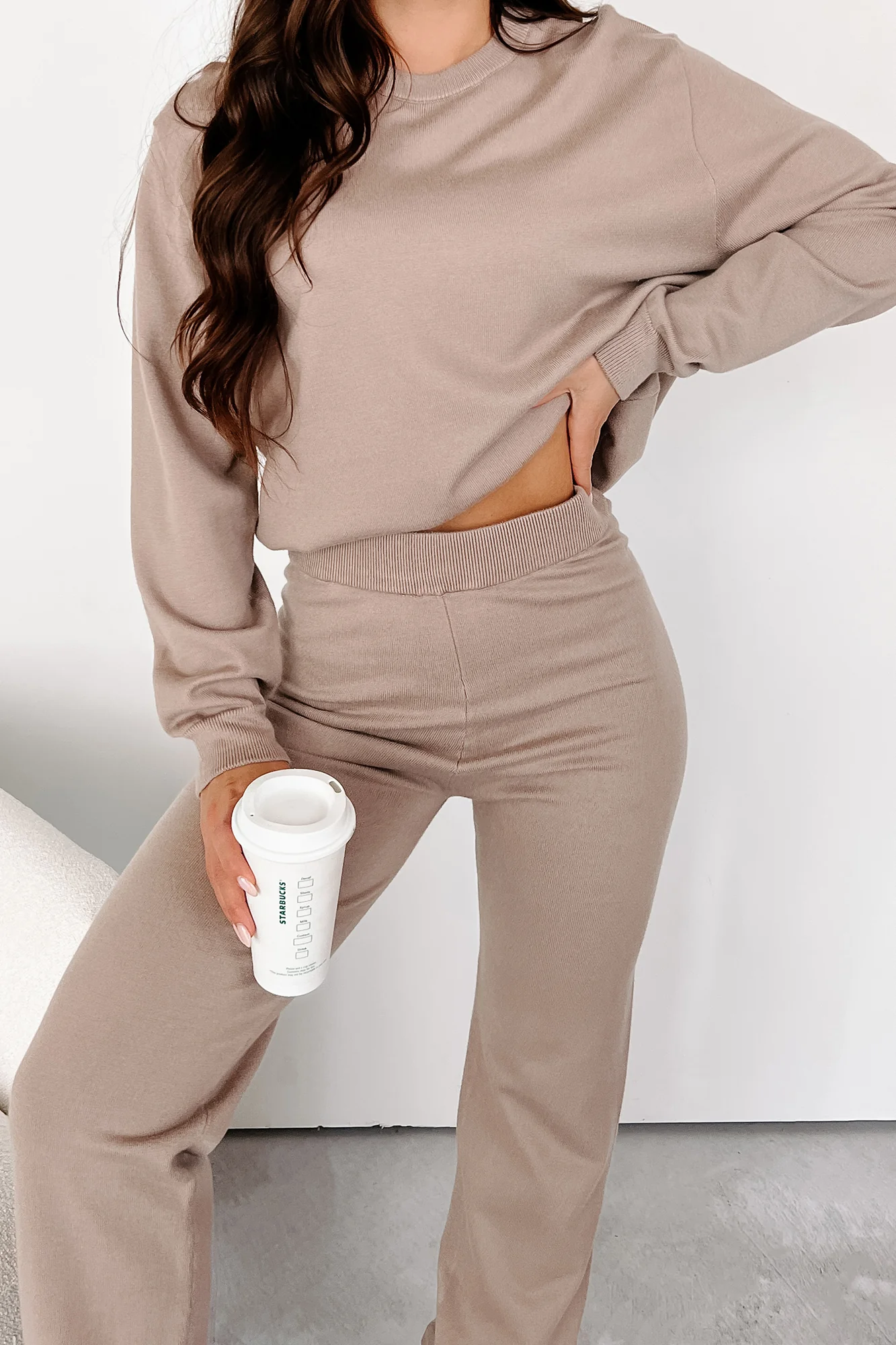 Honoring The Ordinary Crewneck Sweater (Coca Mocha) - Image 5