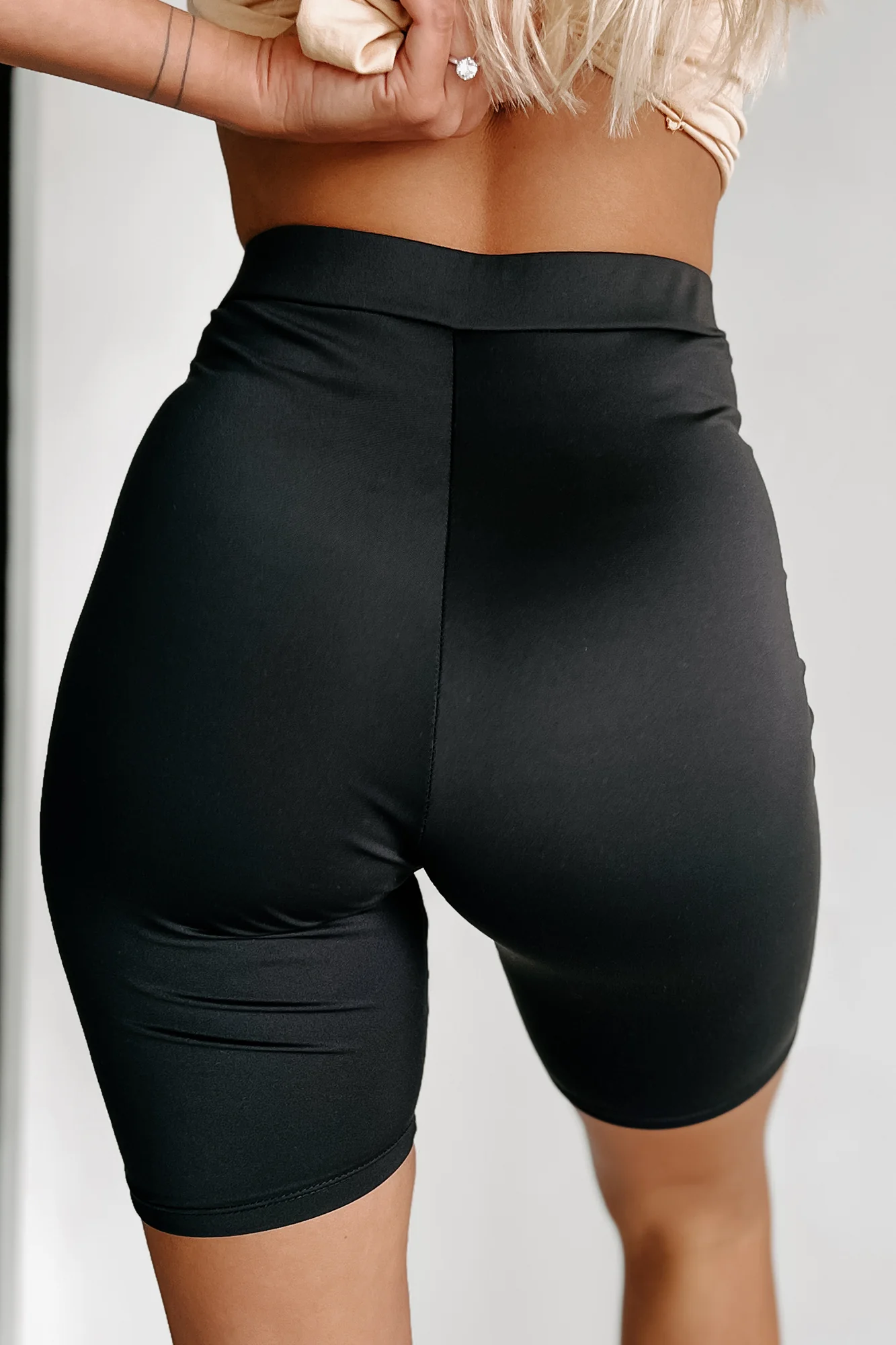 Hustle For The Muscle High Waist Biker Shorts (Black) - Image 19