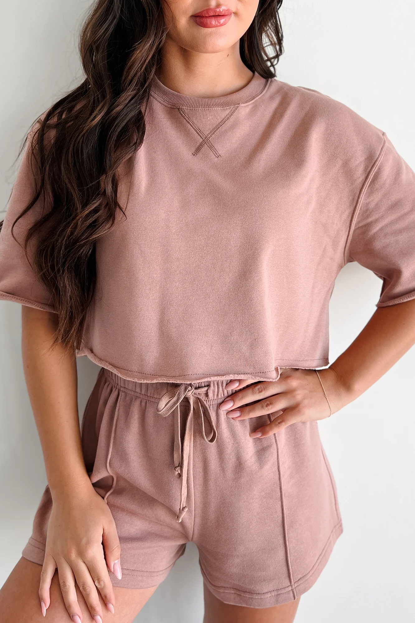 In My Feels Short Sleeve Top (Mocha) - Image 4
