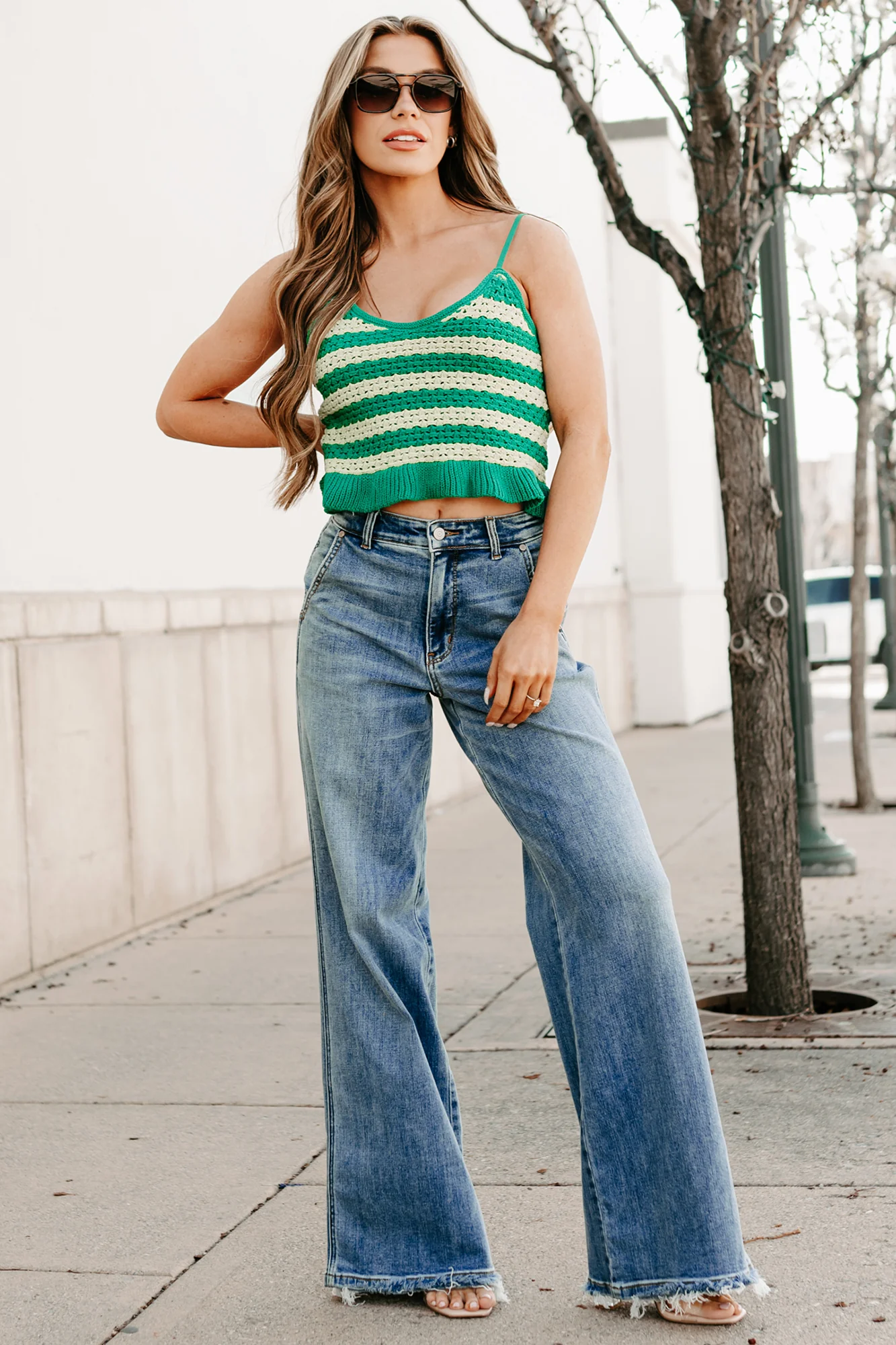 Jack High Rise Wide Leg Judy Blue Jeans (Medium) - Image 12
