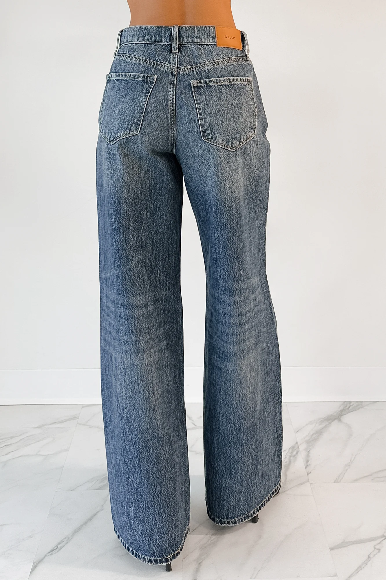 Jianna High Rise Wide Leg Cello Jeans (Medium) - Image 3