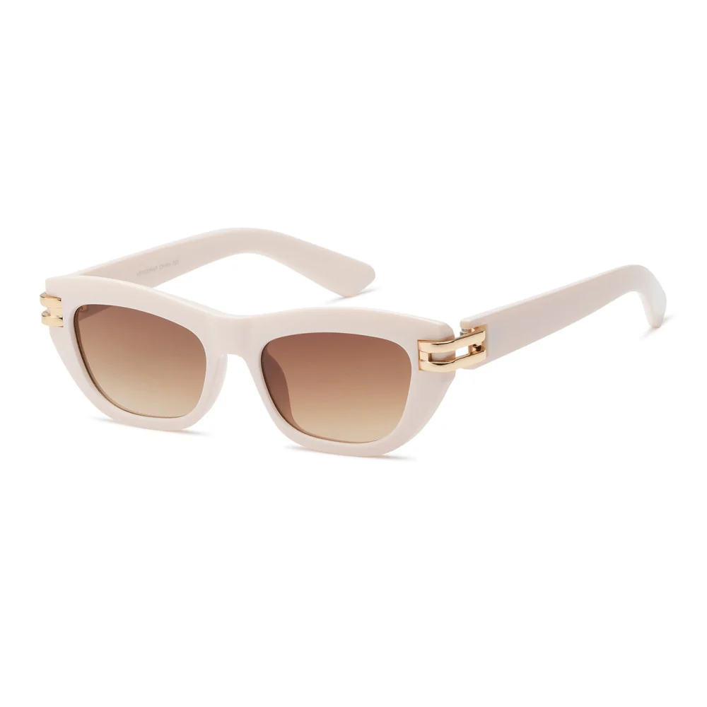 Make Way Thick Frame Cat Eye Sunglasses (Multiple Color Options) - Image 7