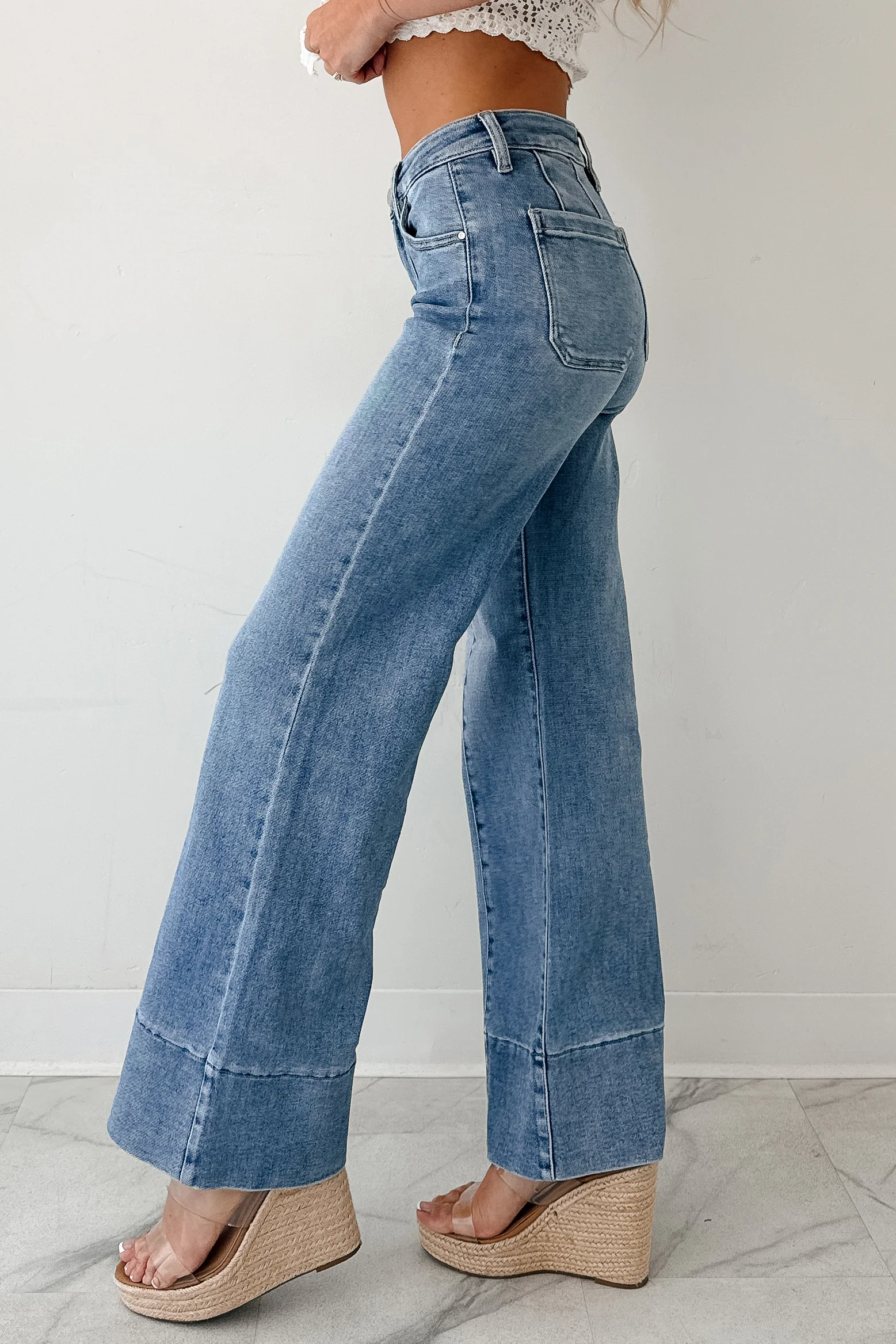 Mariana Flared Tummy Control Risen Jeans (Medium) - Image 8