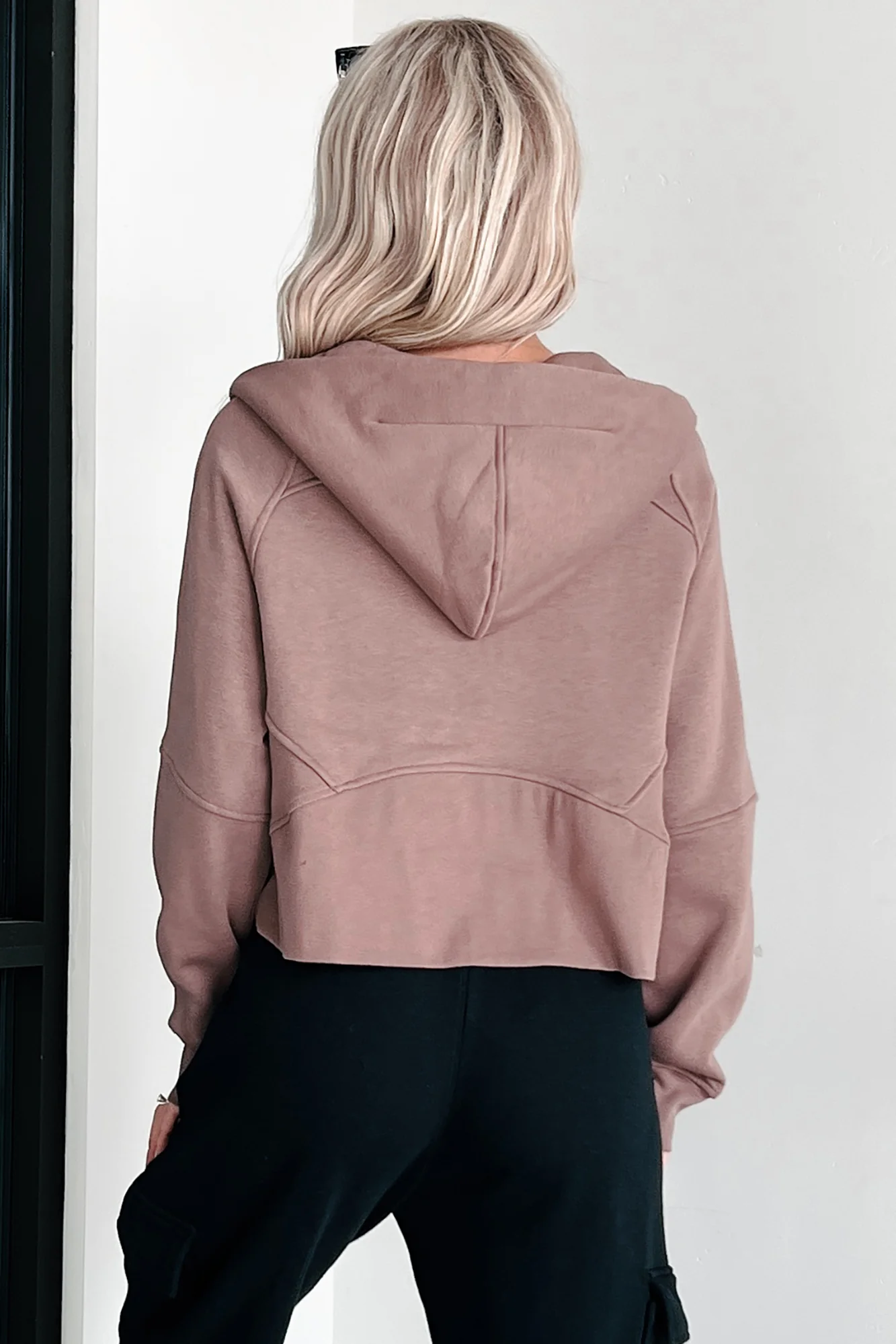 Miles Ahead Zip-Up Hoodie (Truffle) - Image 5