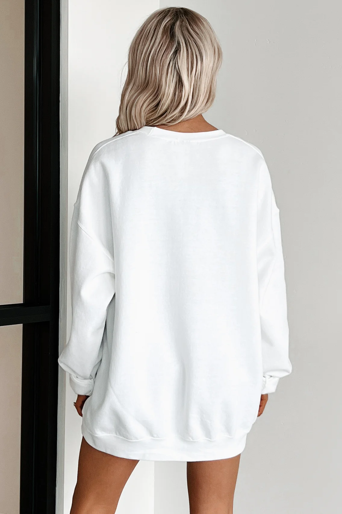"More Baguettes" Graphic Sweatshirt (White) - Image 4