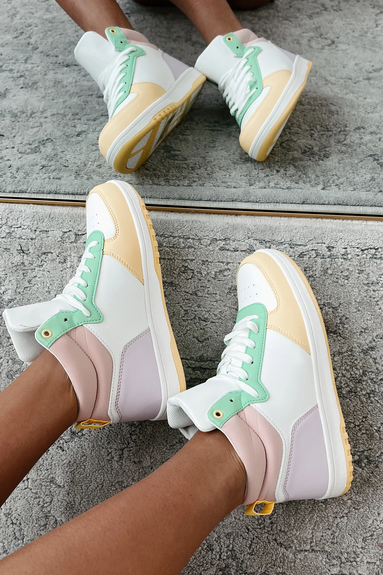 Pep In My Step High Top Sneakers (Multi) - Image 3