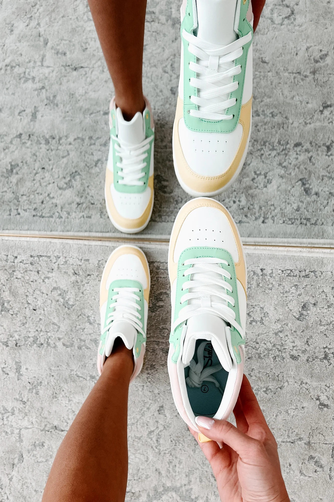 Pep In My Step High Top Sneakers (Multi) - Image 5